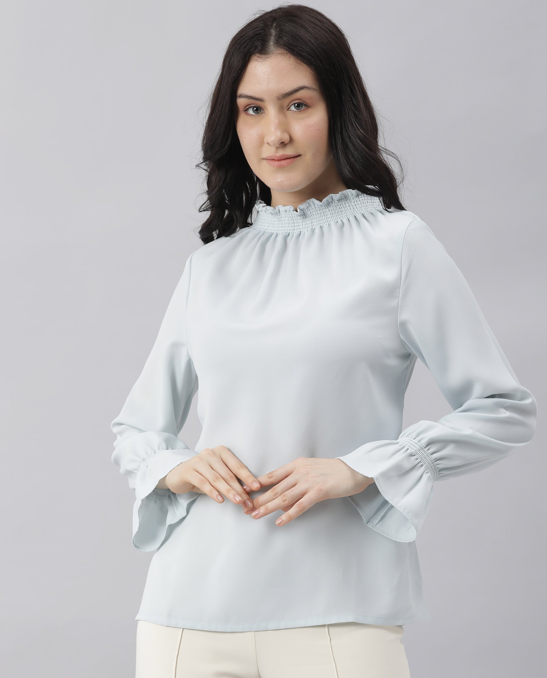 Rareism Women's Kusho Blue Top