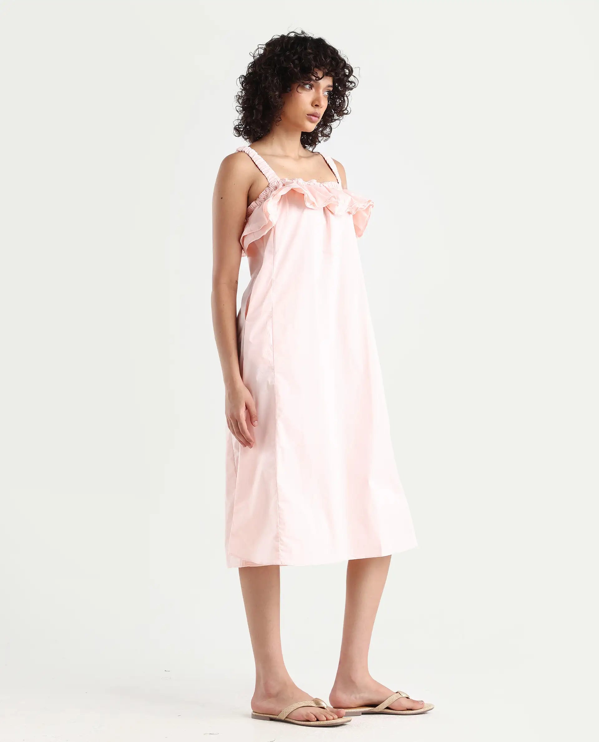 Rareism Women's Lens Pink Dress