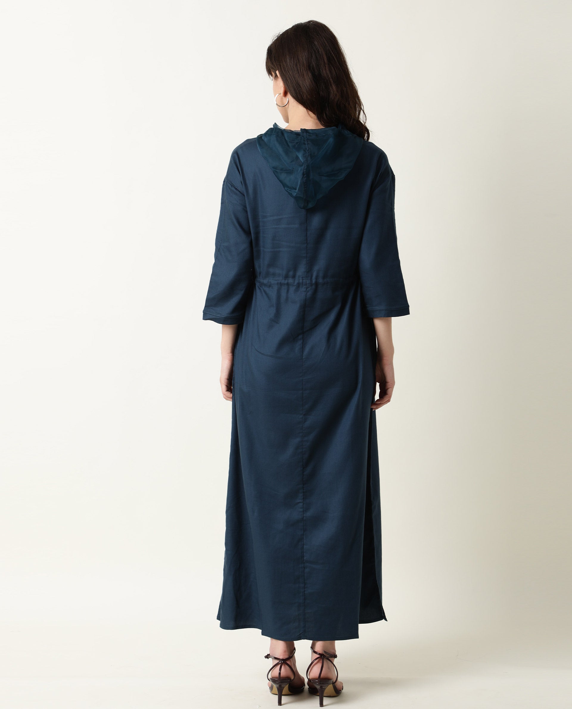 Rareism Women's Chalk Petrol Dress
