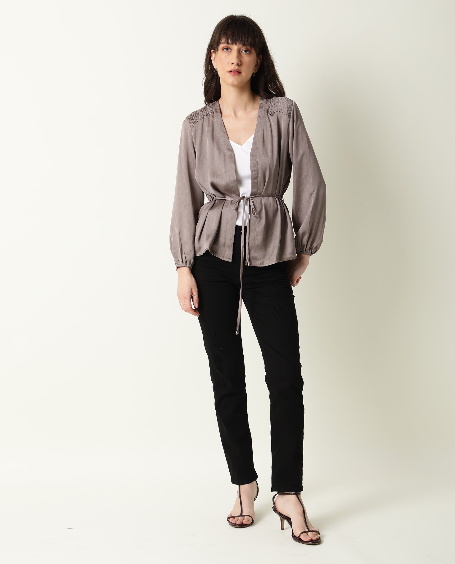 Rareism Women's Hallo Beige Outer Wear