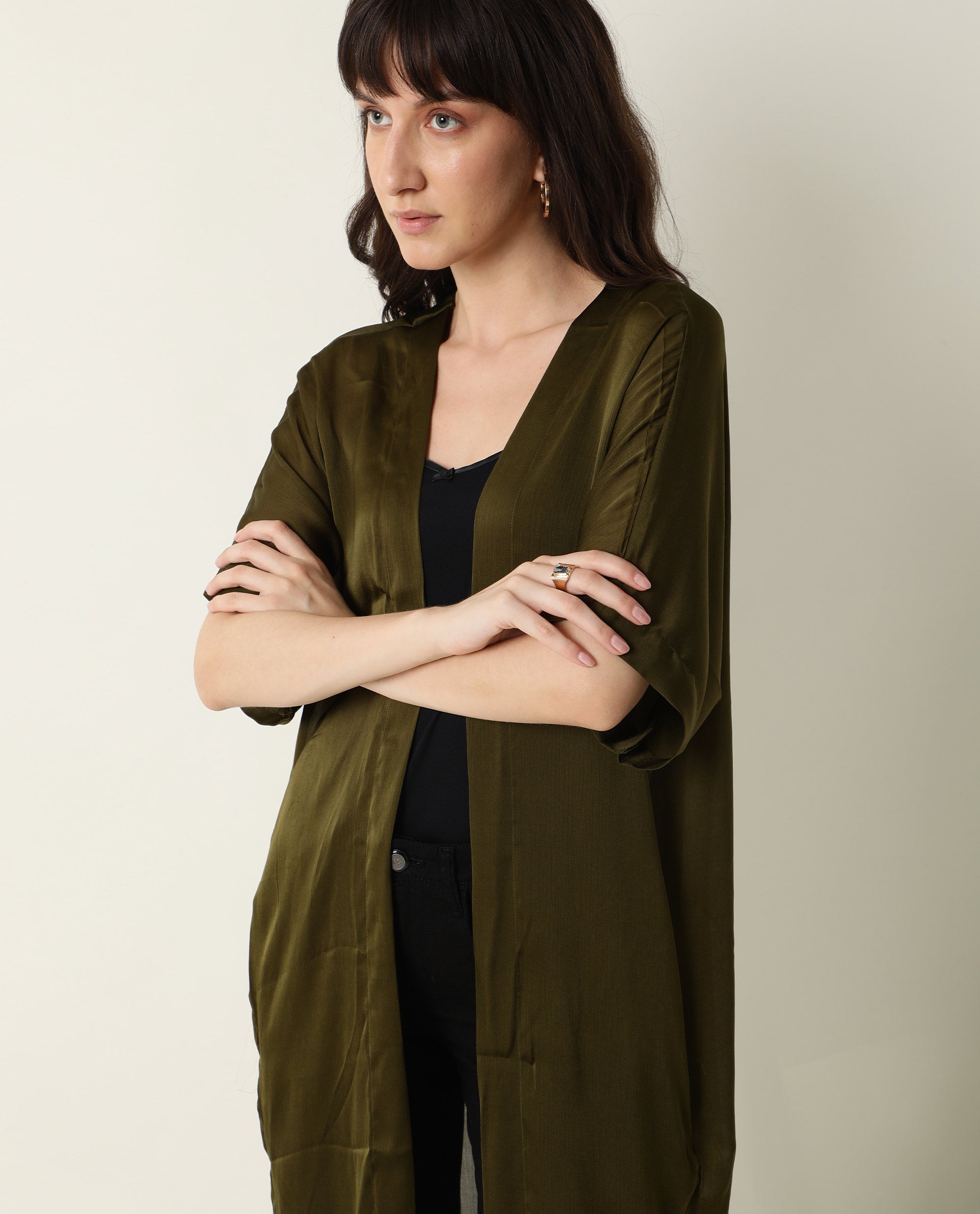 Rareism Women's Saga Green Outer Wear