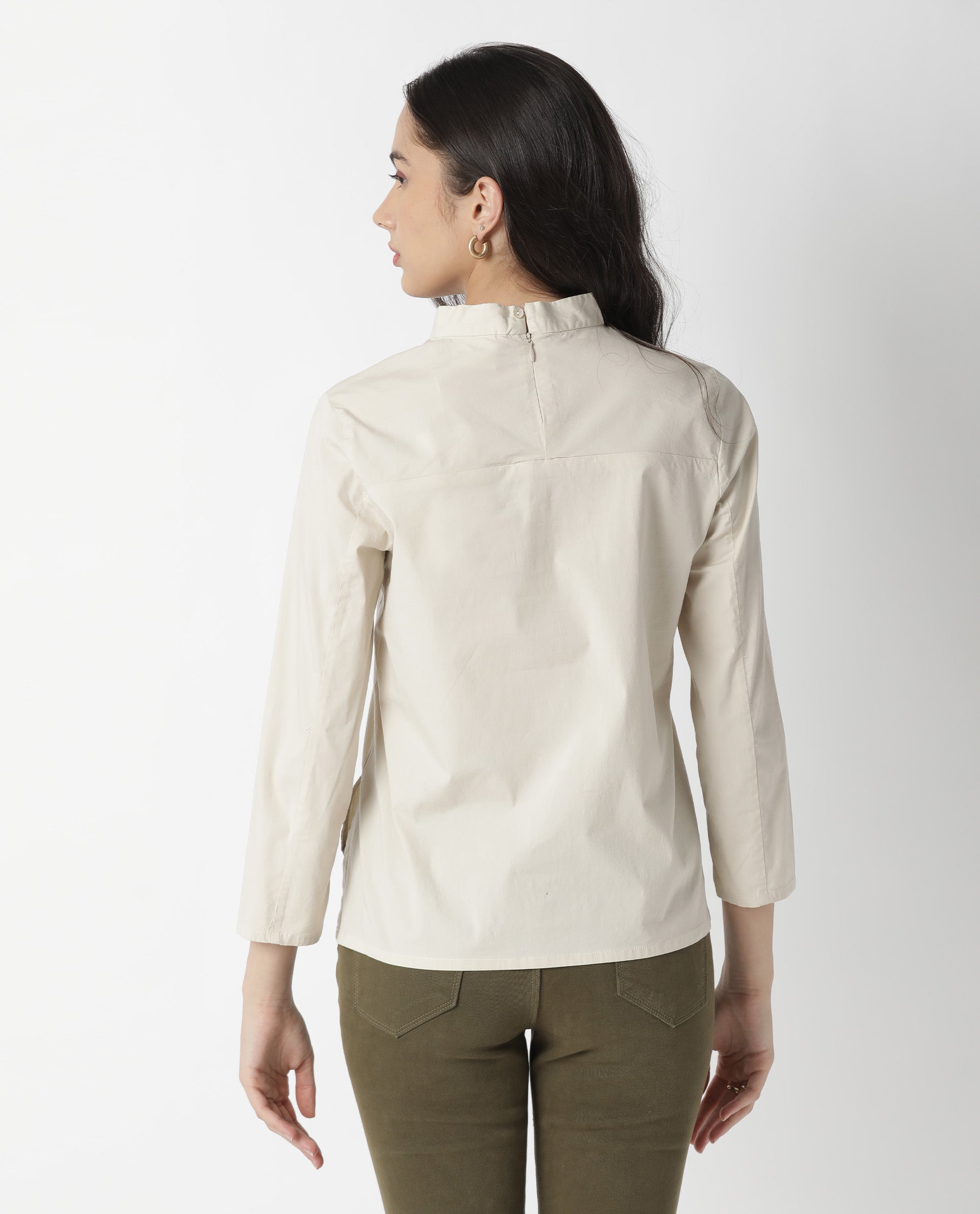 Rareism Women's Monet Beige Top