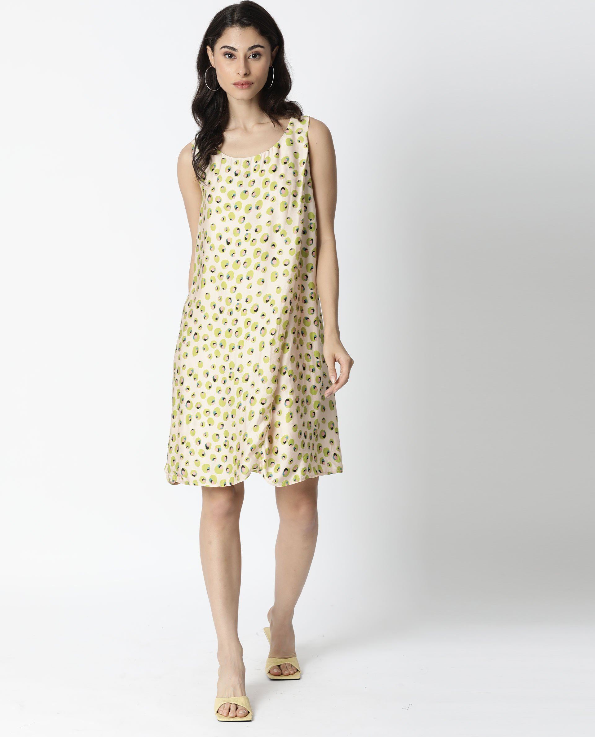 Rareism Women's Vian Beige Dress