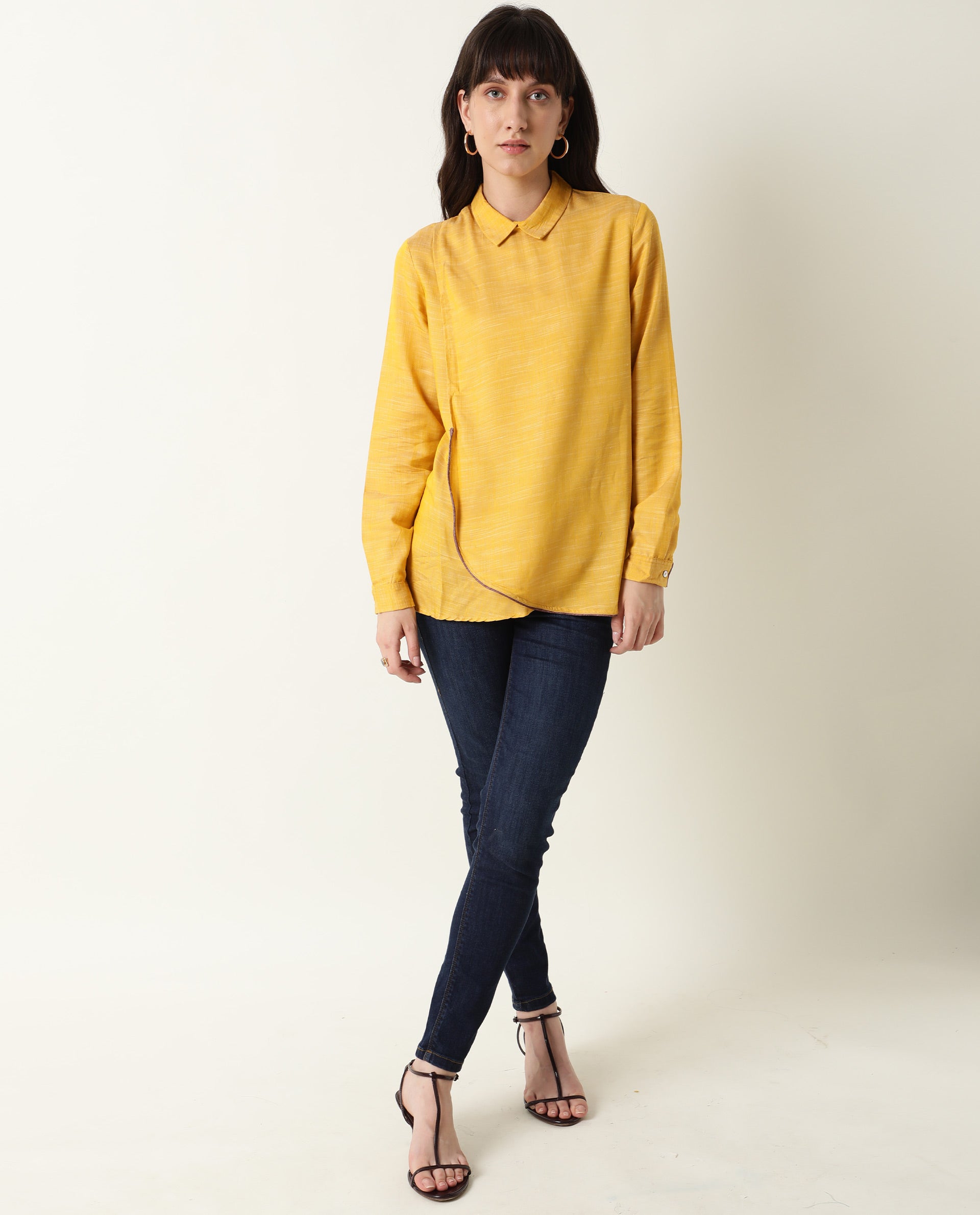 Rareism Women's Kara Yellow Top