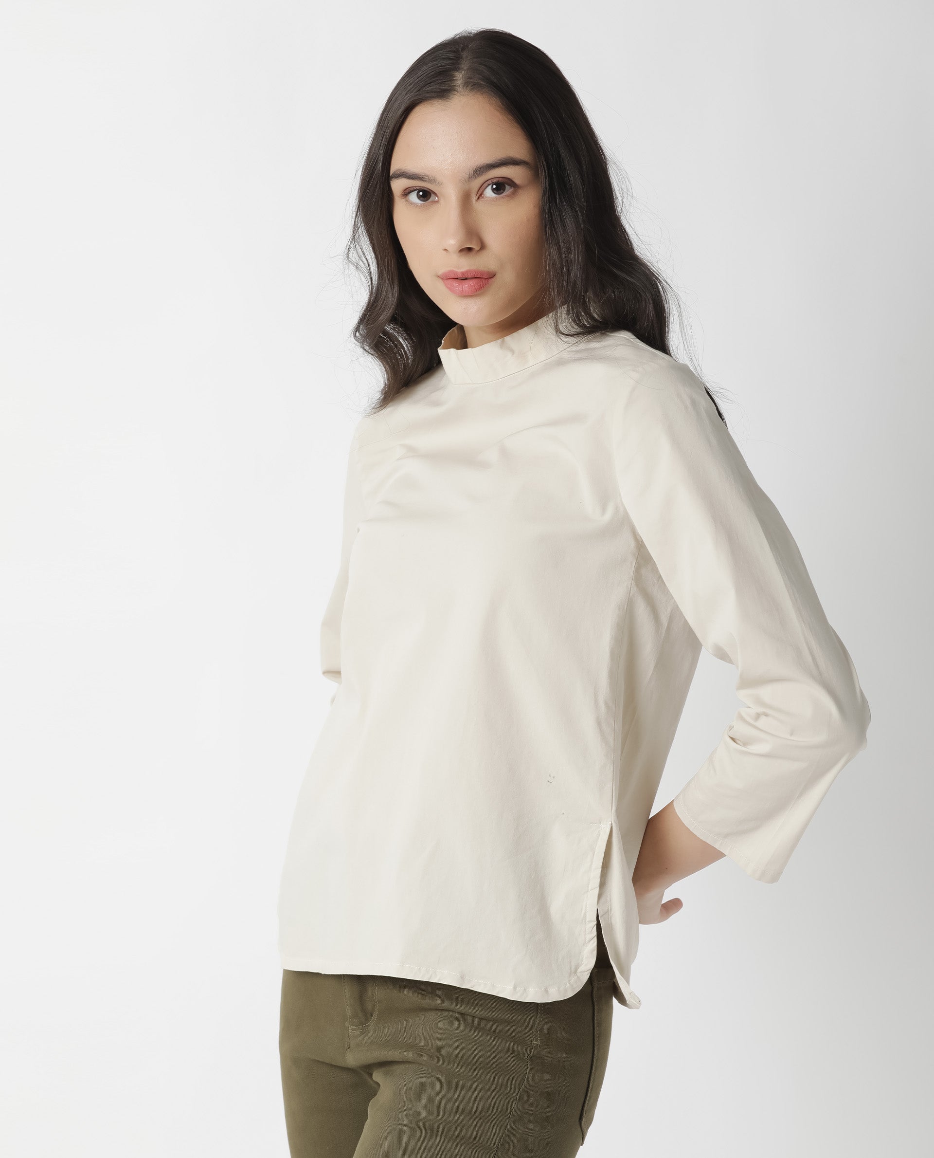 Rareism Women's Monet Beige Top