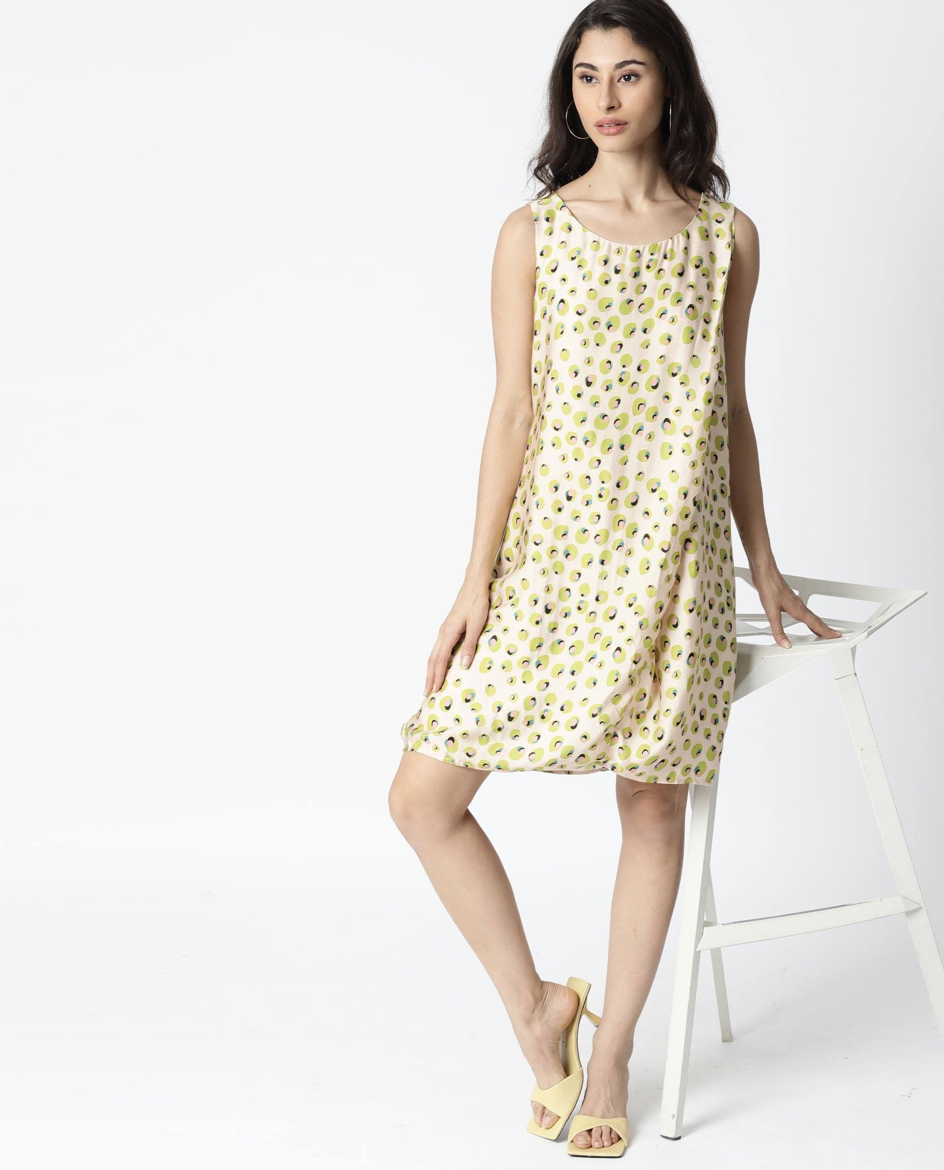 Rareism Women's Vian Beige Dress