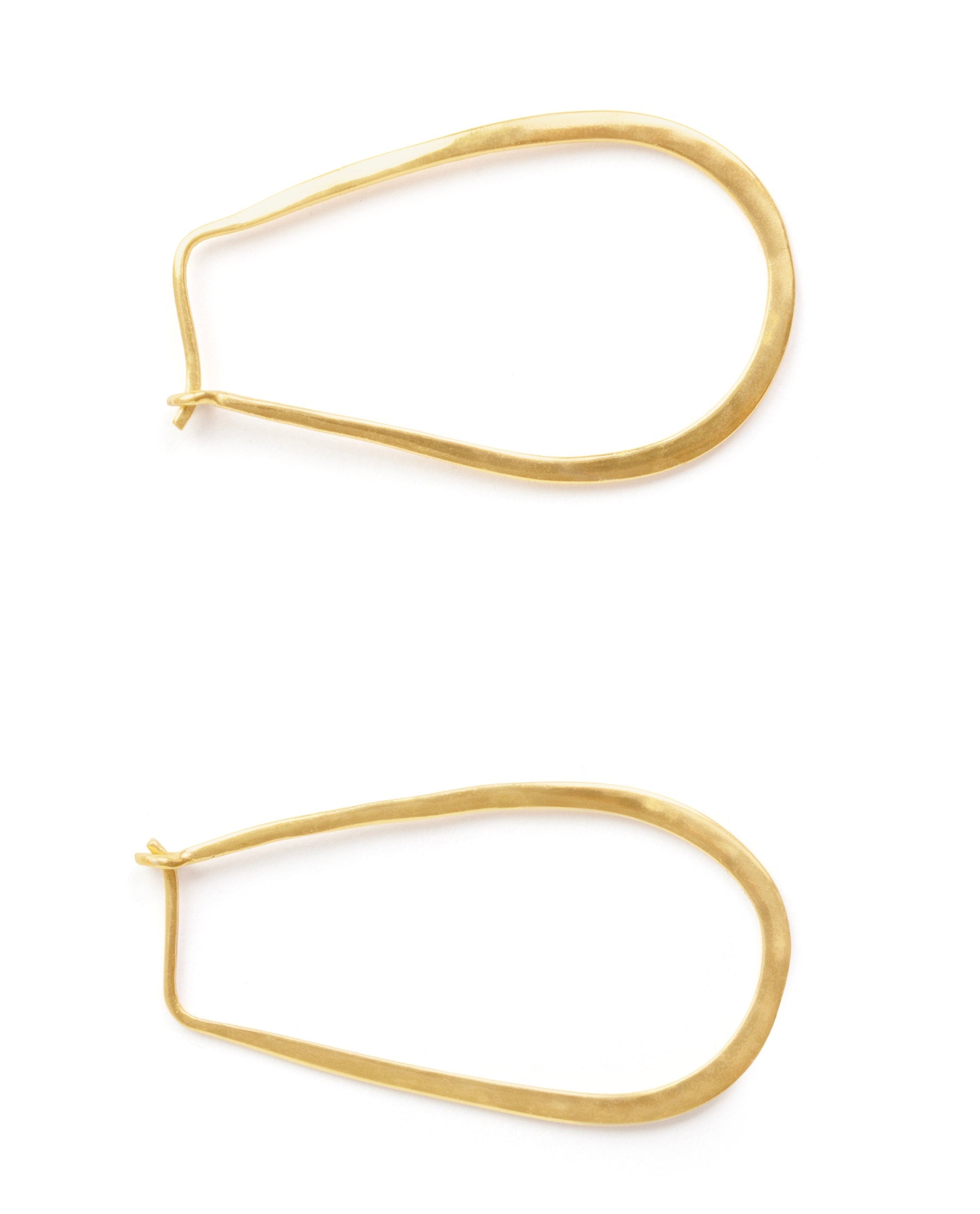 Rareism Women Loop Hoop Gold Earring