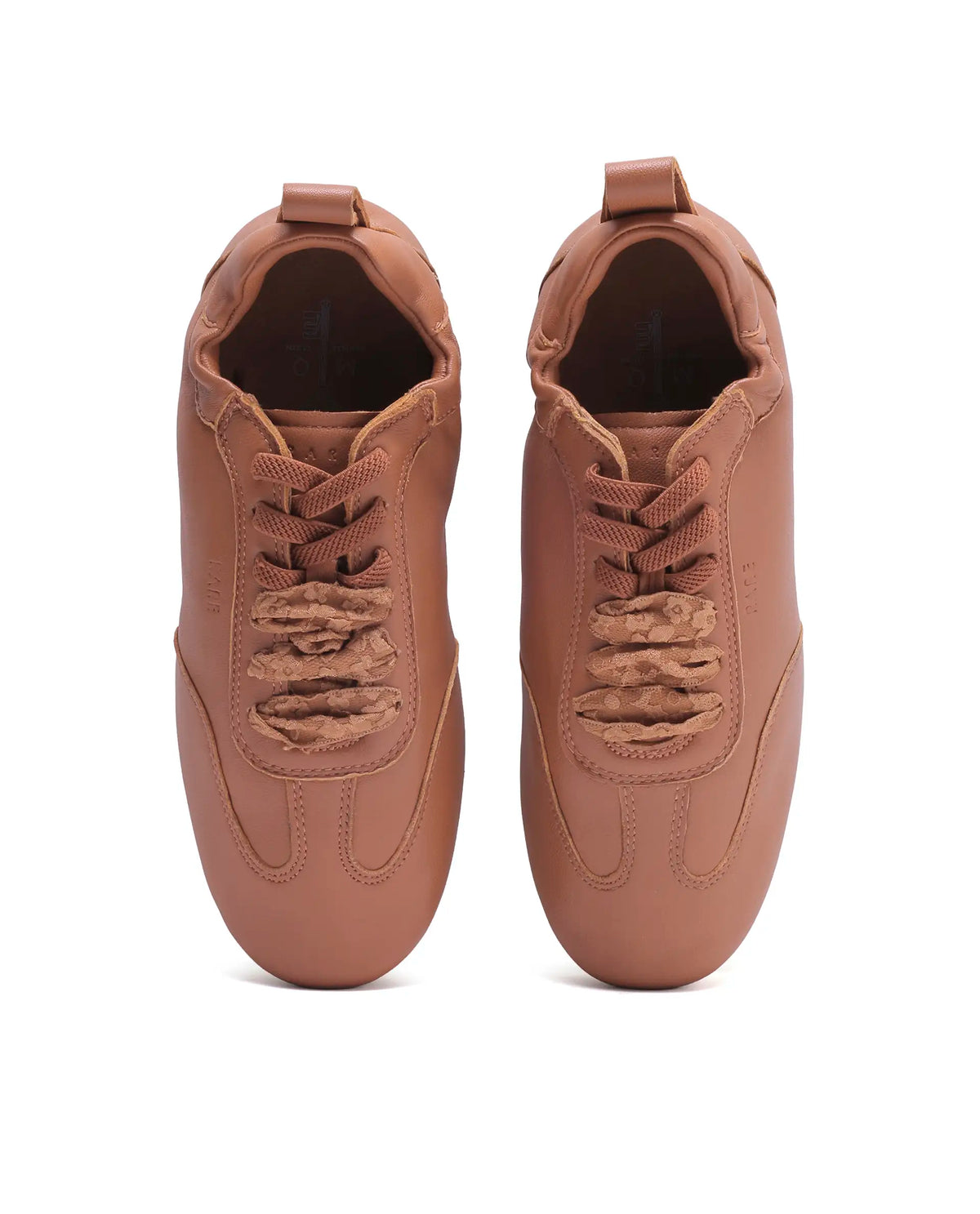 Rarez Women's Montare 7 Orange Leather Sneaker