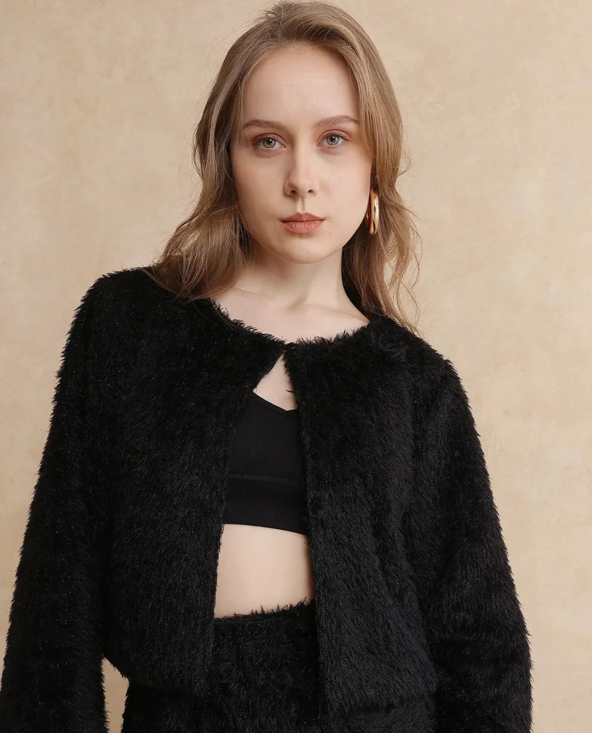 Rareism Women Pilxar Primary Black Jacket