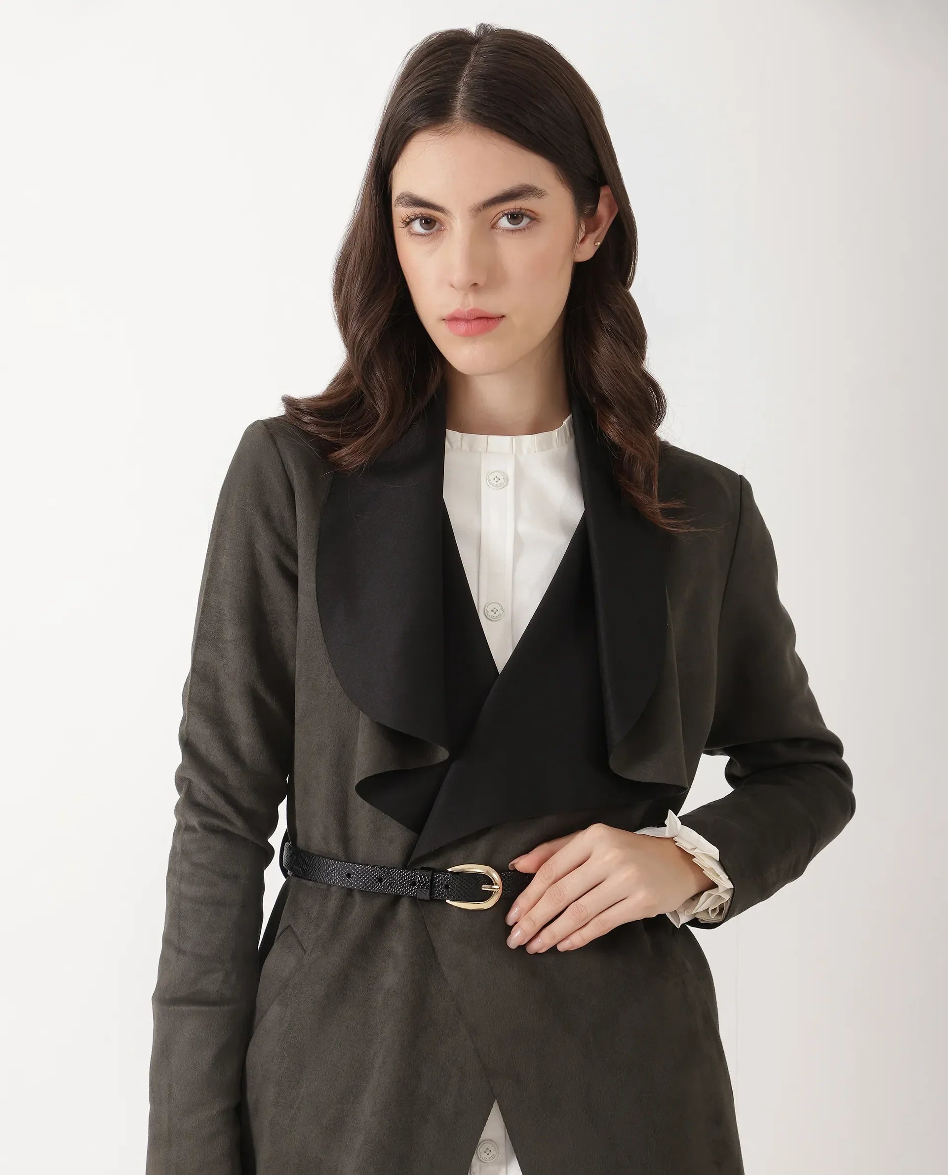 Rareism Women Pine Black Belt