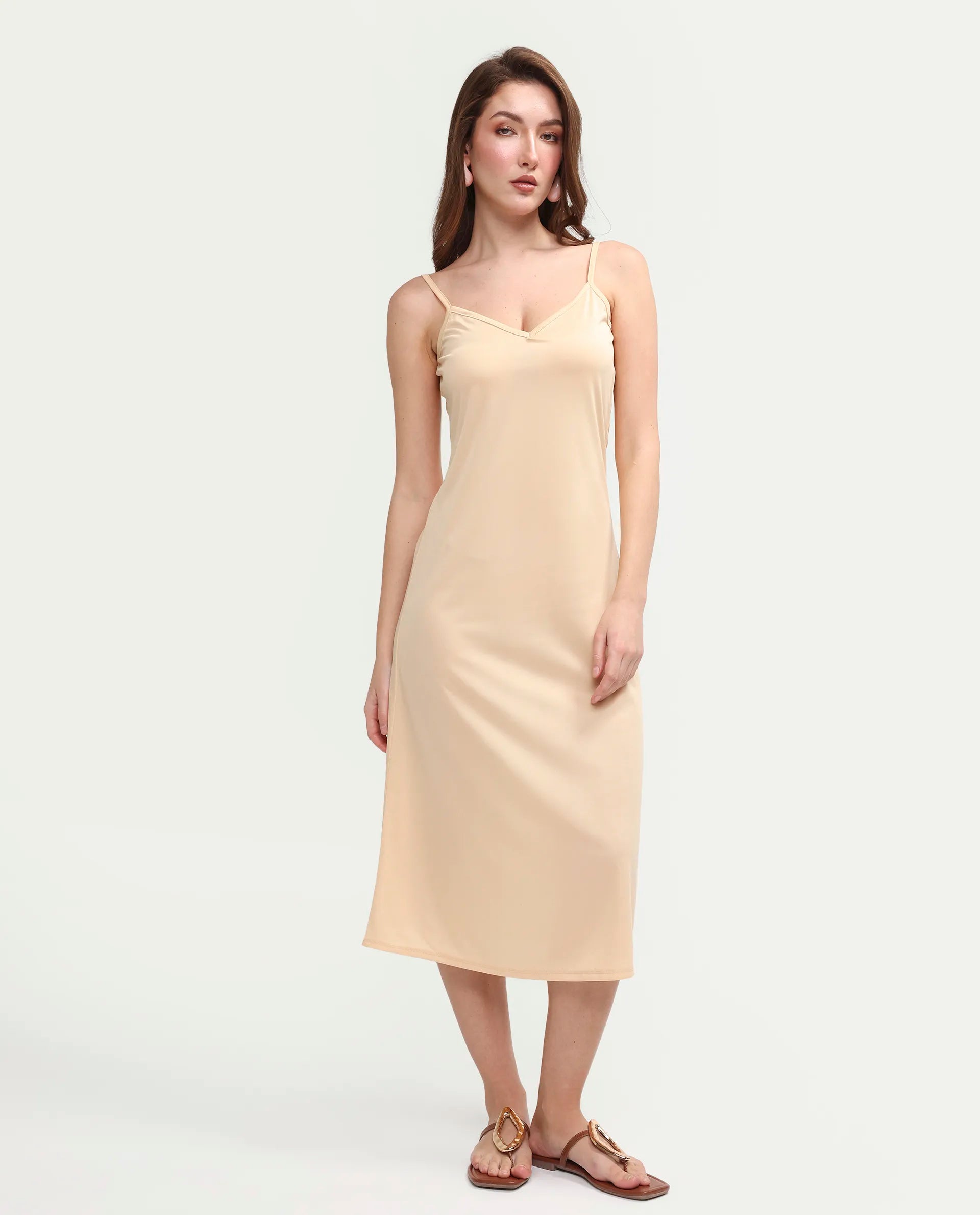 Rareism Women's Hirof Multi Polyester Full Sleeve Crew Neck Kaftan Fit Printed Dress