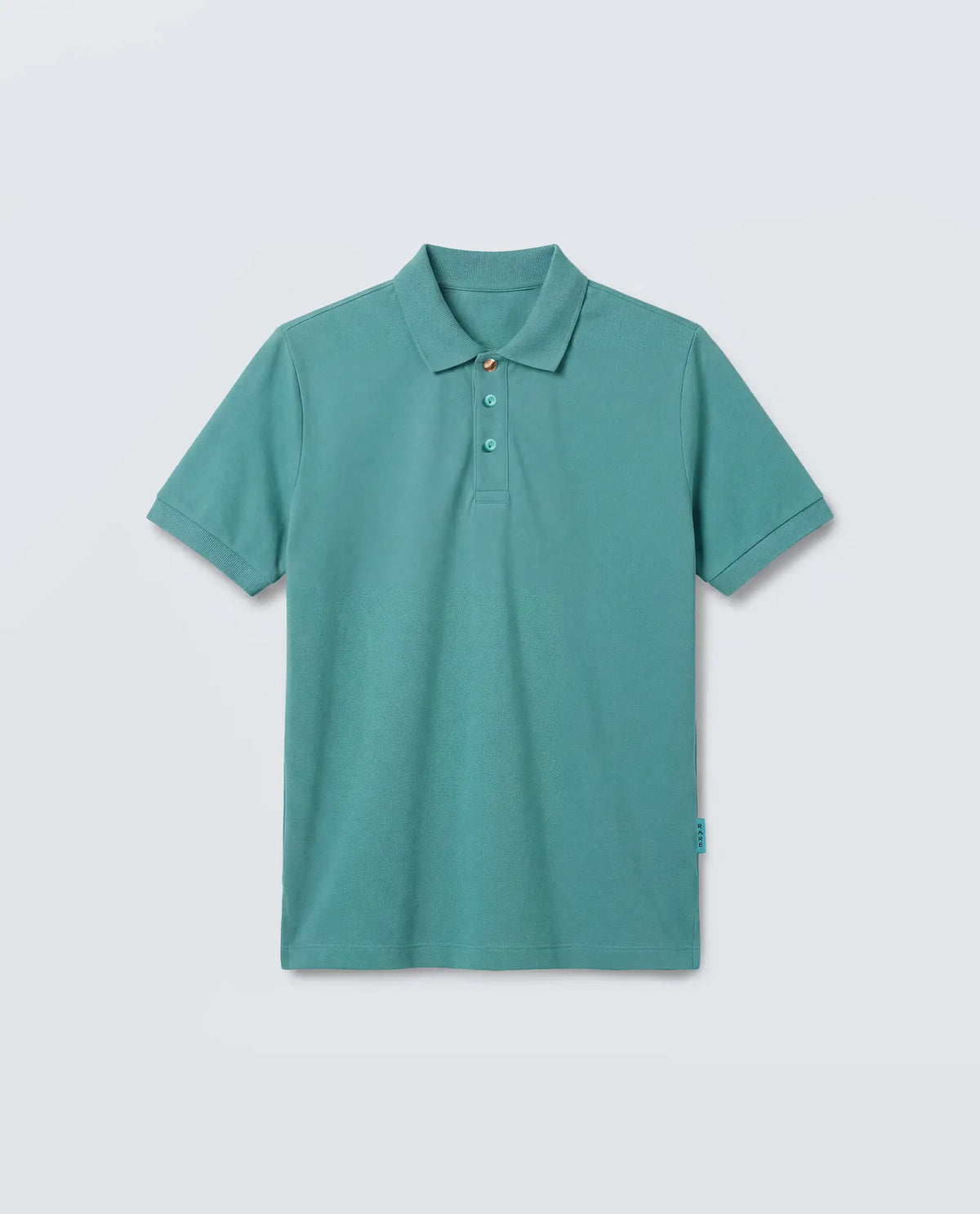 Rareism Women's Basic Rr-Corp-Elane Green Cotton CollaredRegular Plain Polo