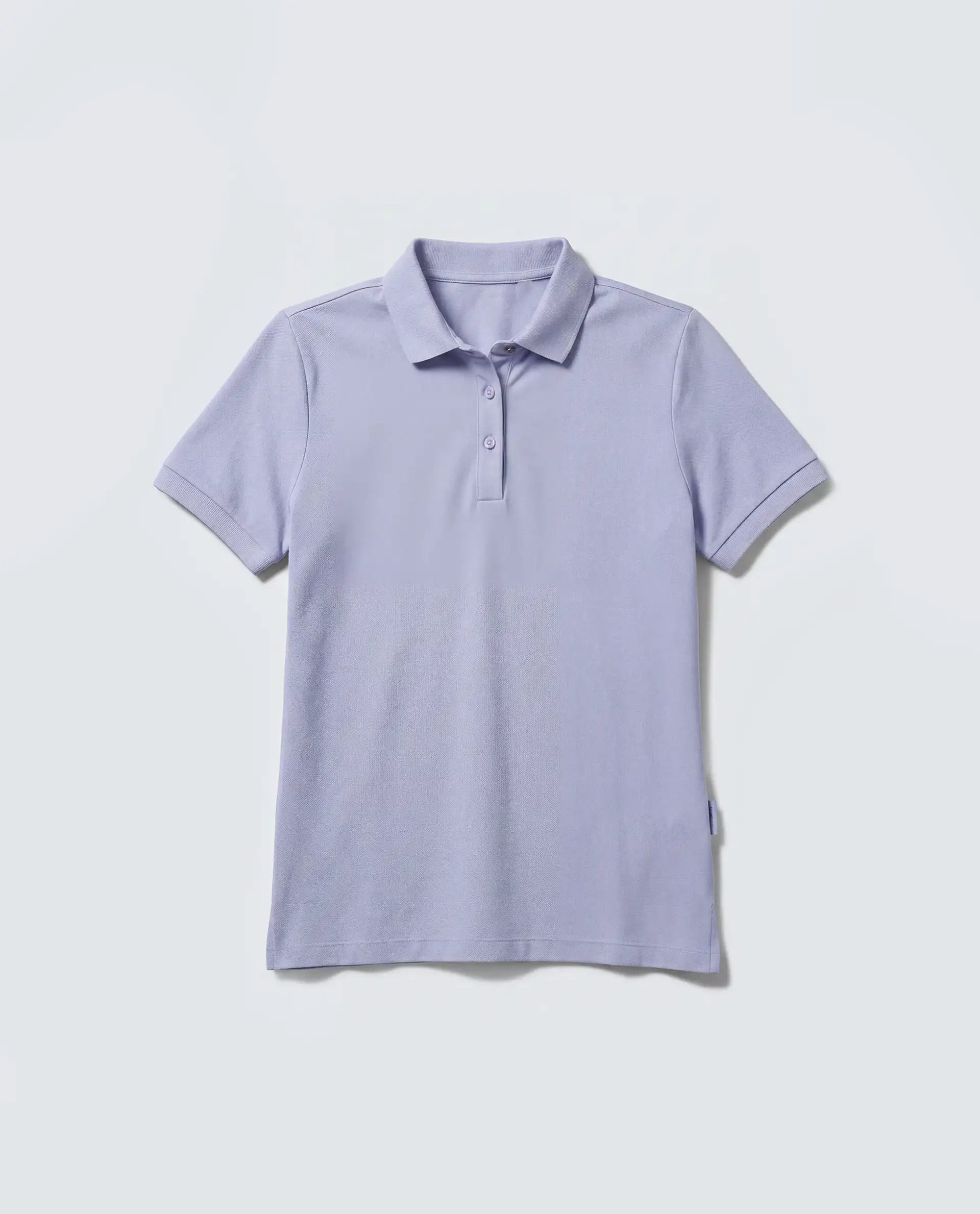 Rareism Women's Basic Rr-Corp-Elane Light Blue Cotton CollaredRegular Plain Polo