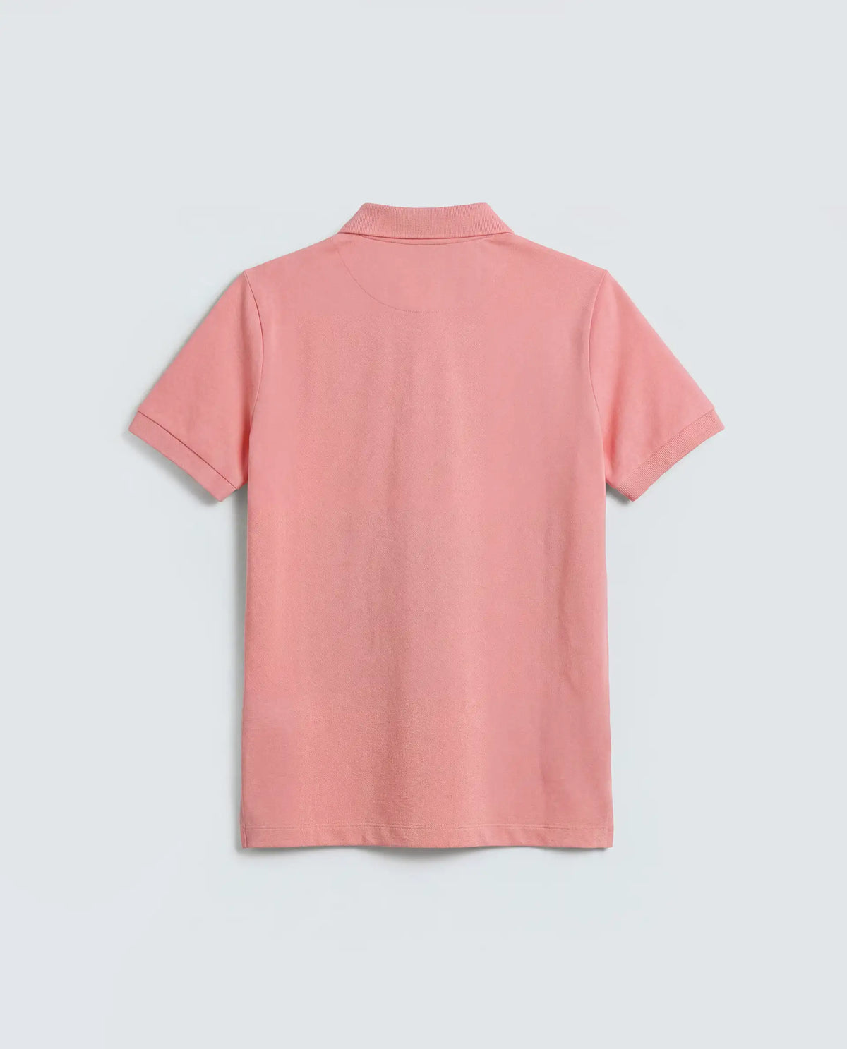 Rareism Women's Basic Rr-Corp-Elane Peach Cotton Blend Collar Regular Plain Polo