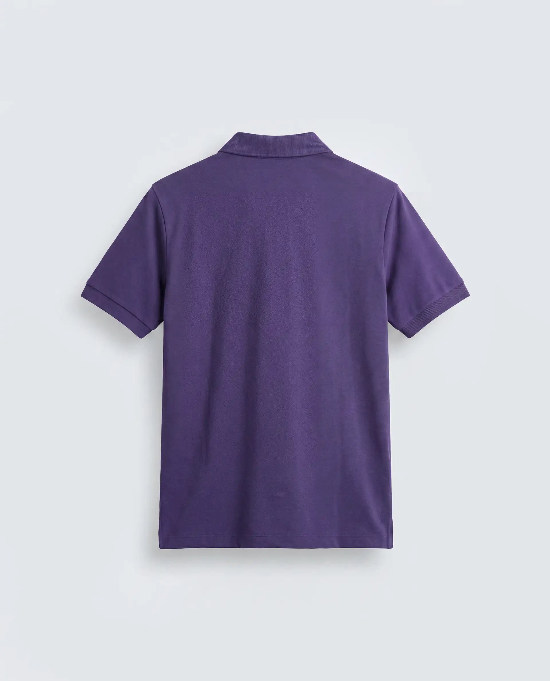 Rareism Women's Basic Rr-Corp-Elane Purple Cotton CollaredRegular Plain Polo