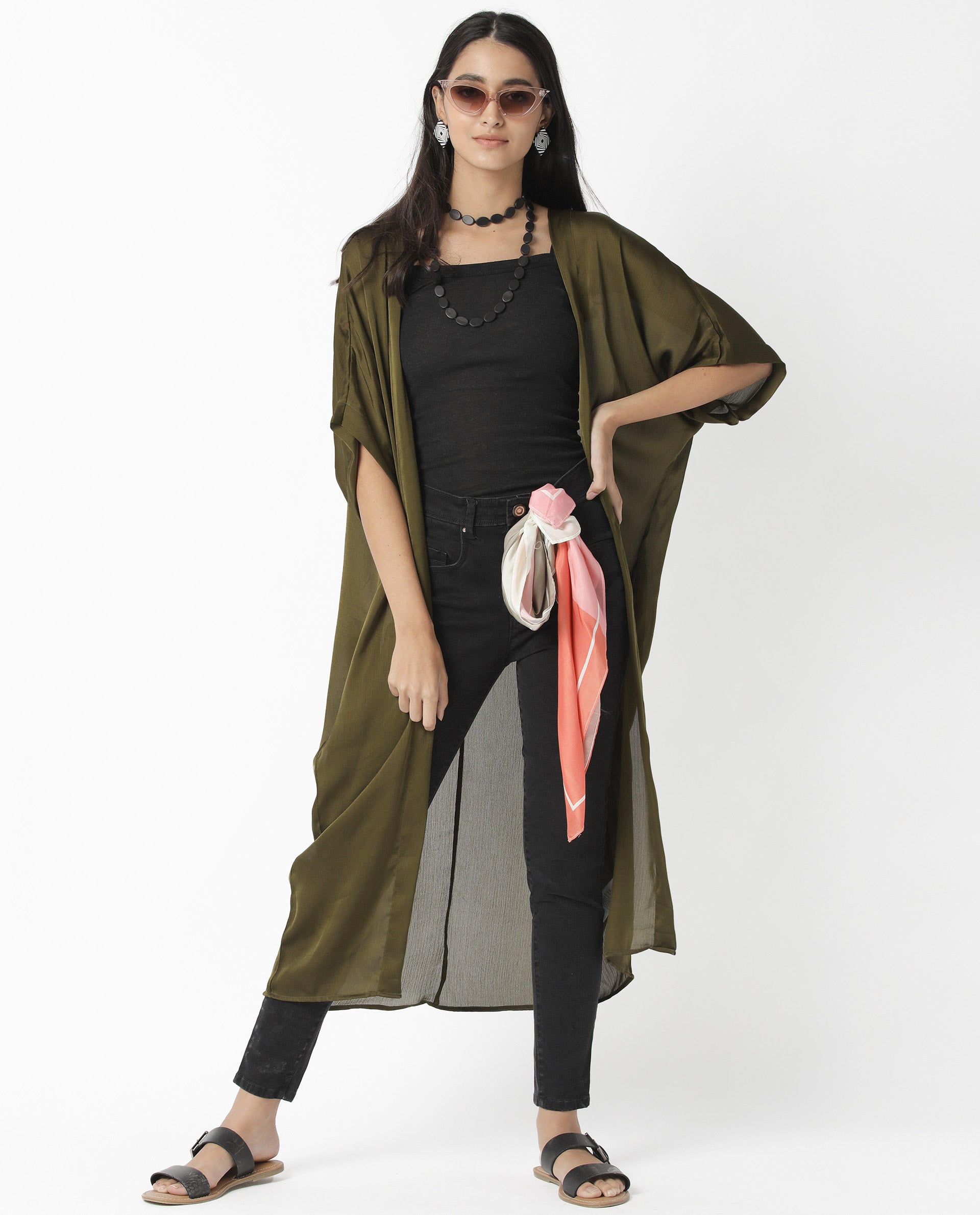 Rareism Women's Saga Green Outer Wear