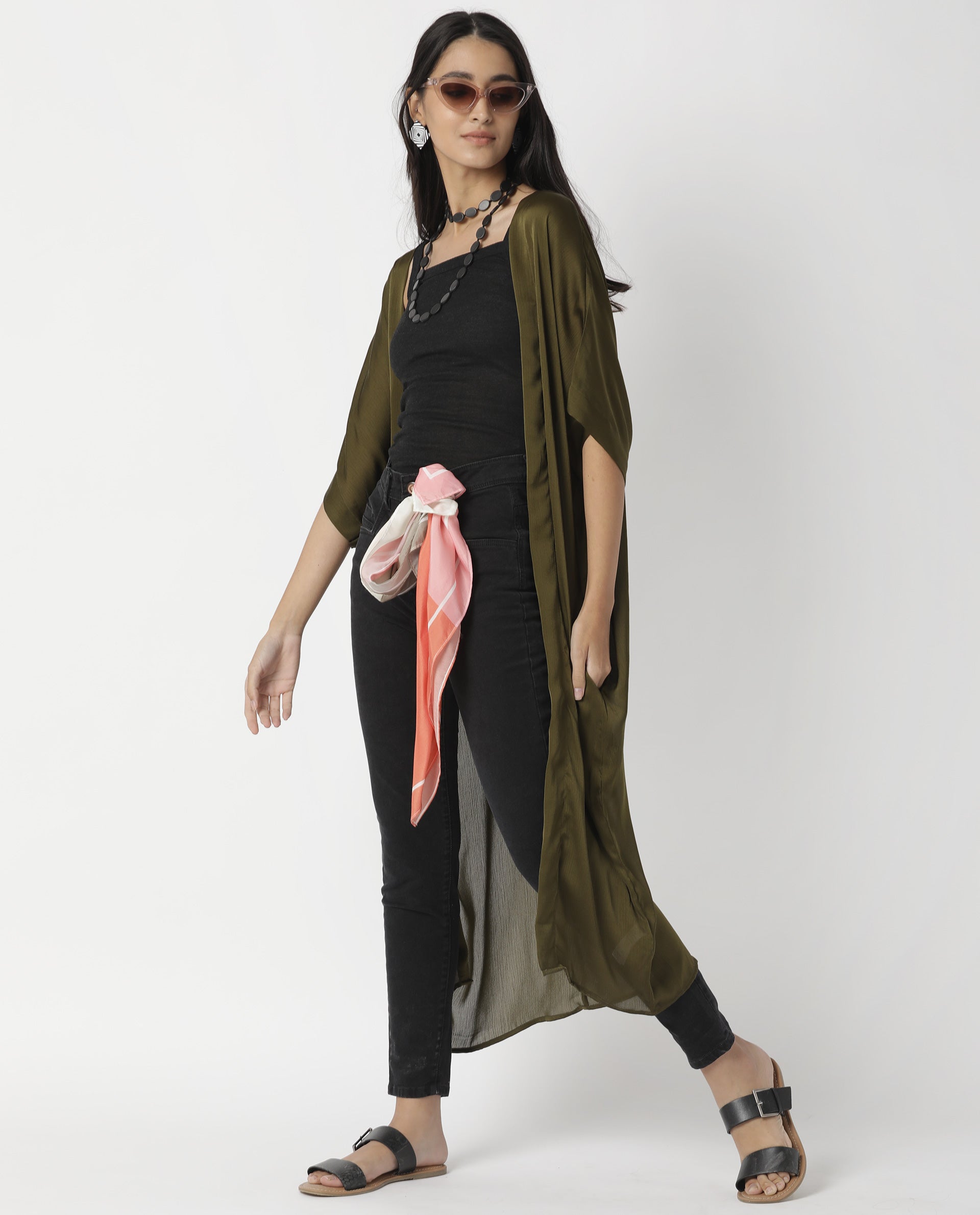 Rareism Women's Saga Green Outer Wear