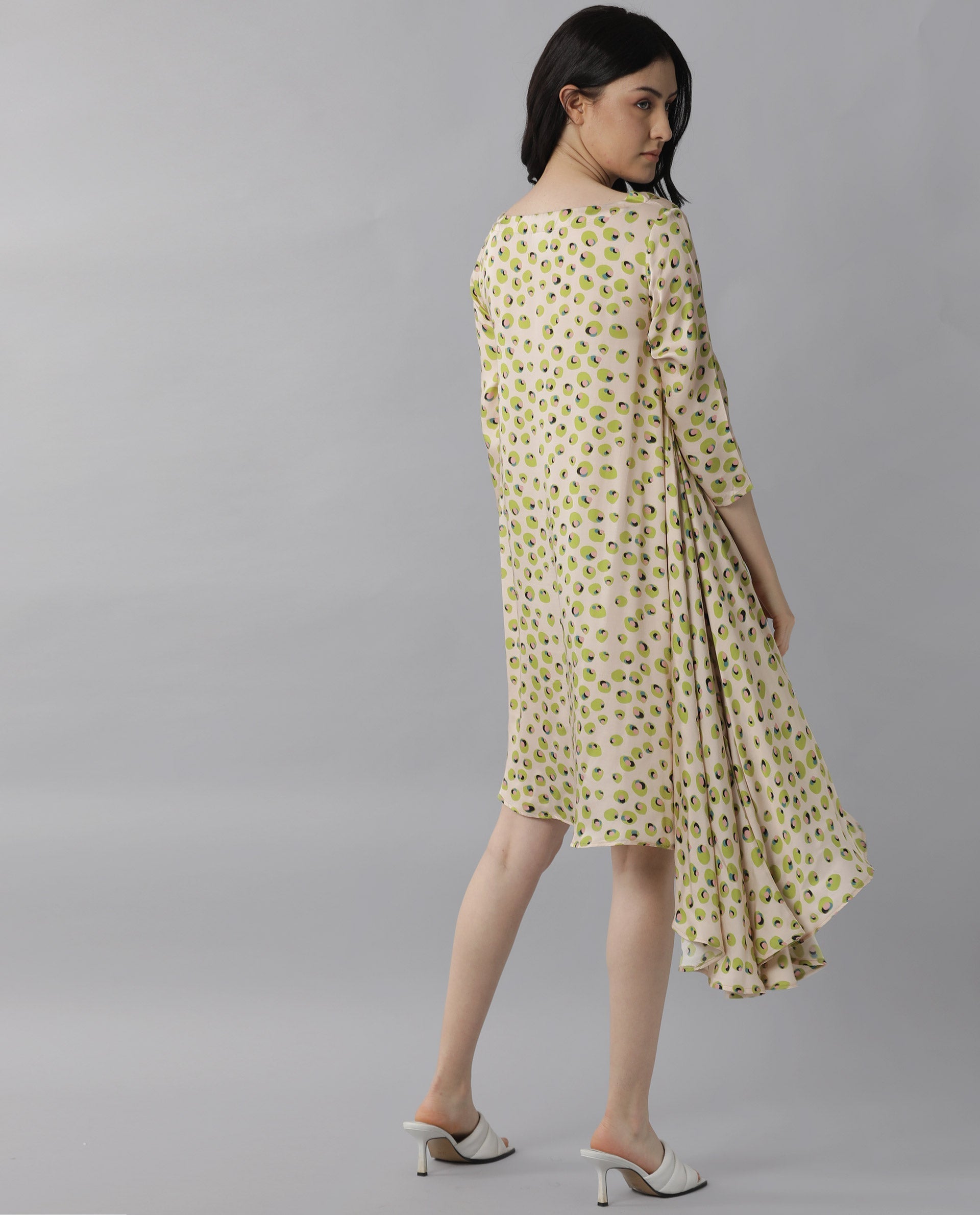 Rareism Women's Slang Beige Dress