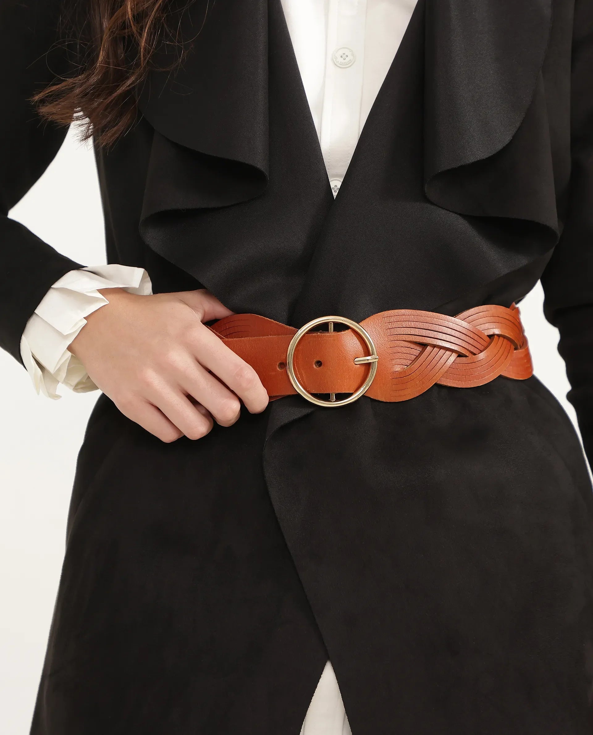 Rareism Women Sterling Tan Belt