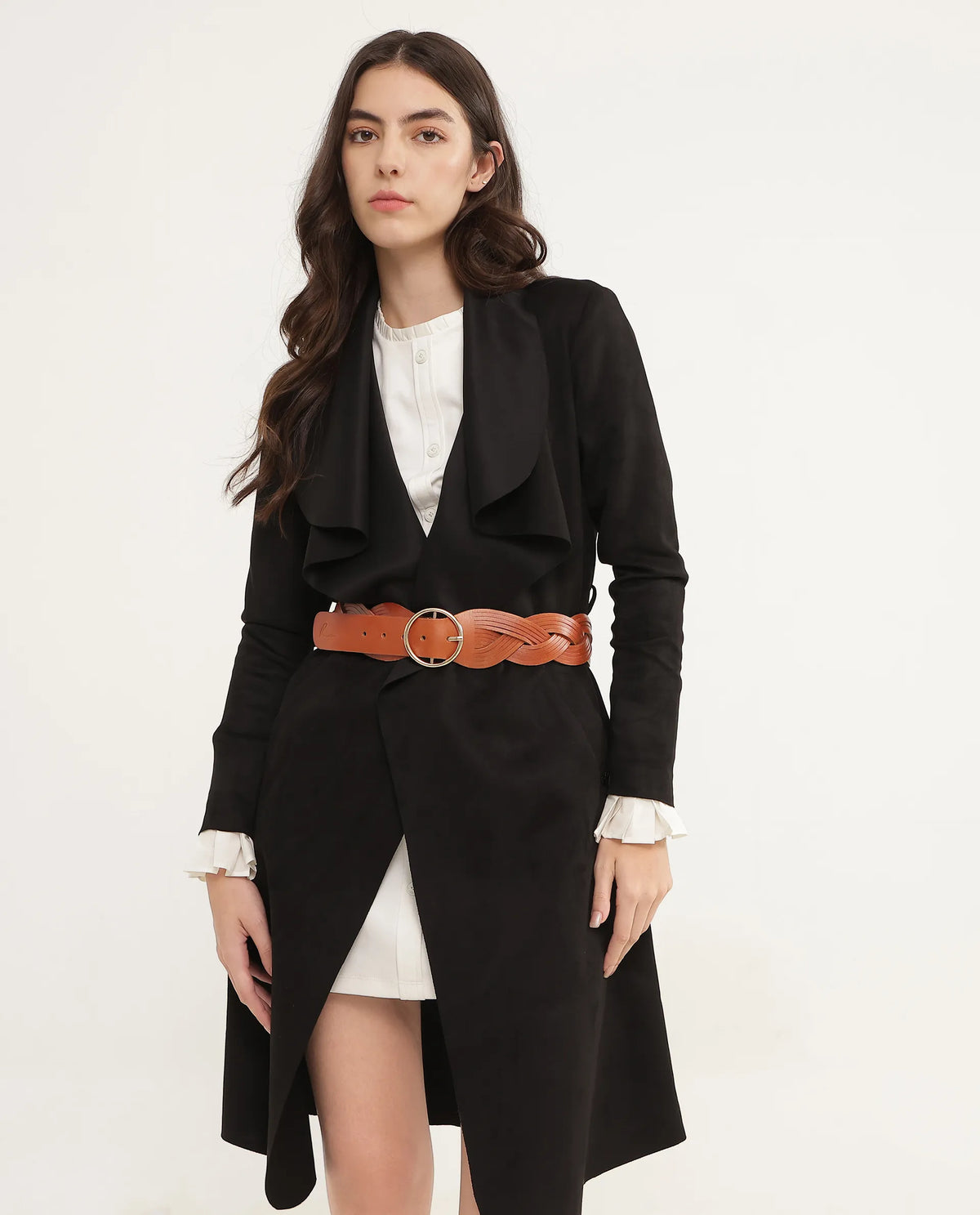 Rareism Women Sterling Tan Belt