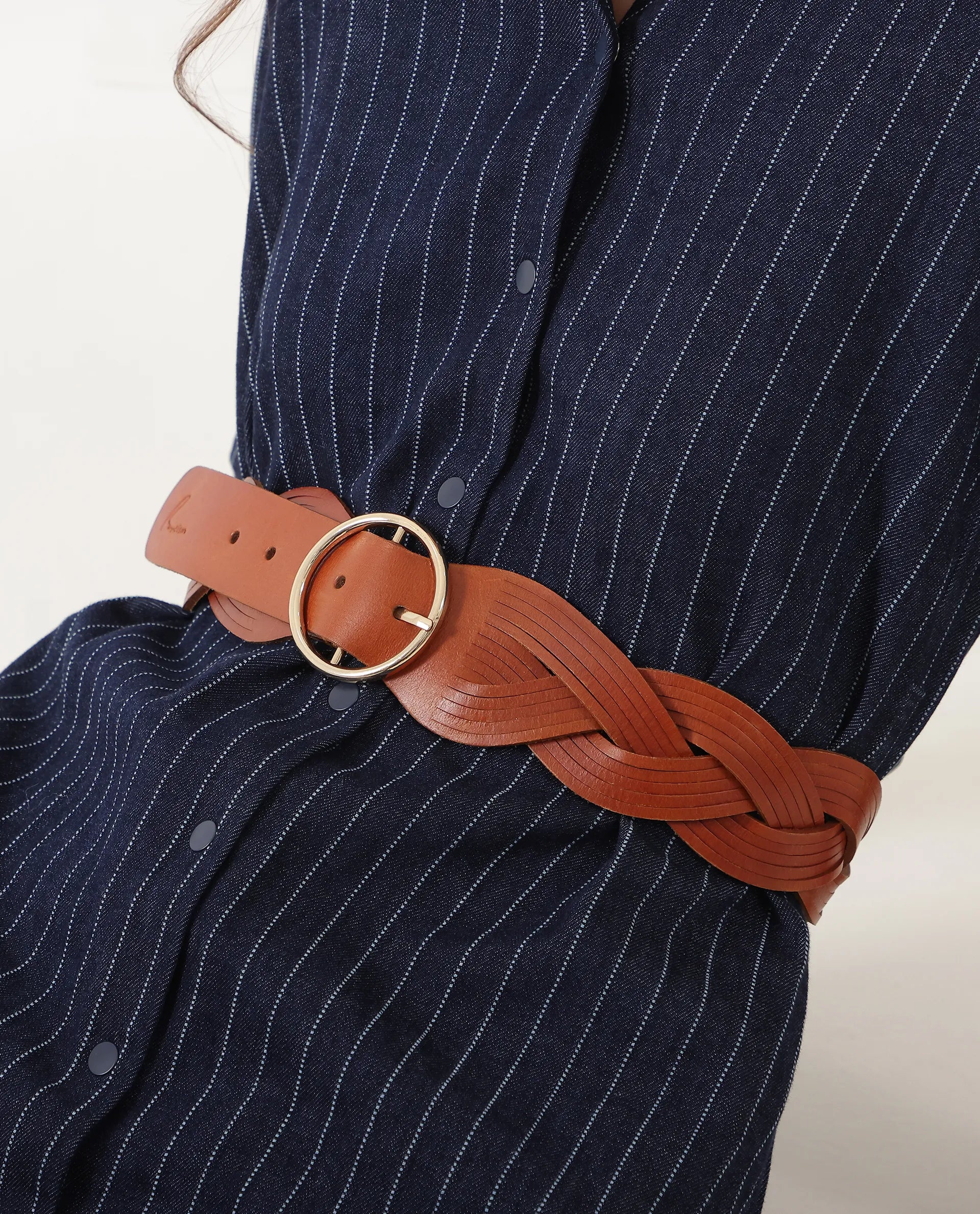 Rareism Women Sterling Tan Belt