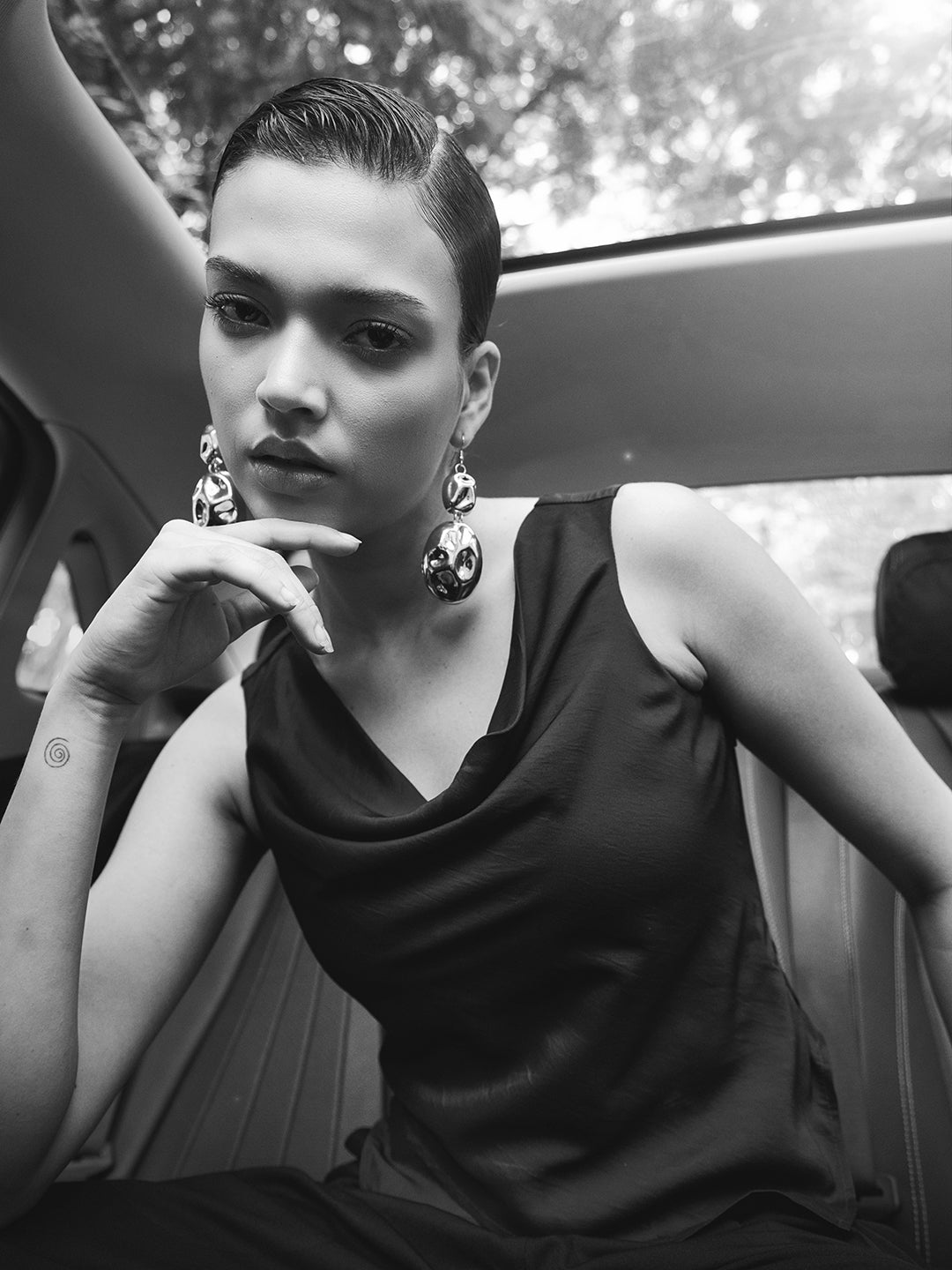 Rareism Women's Avnij T Maroon Polyester Cowl Top