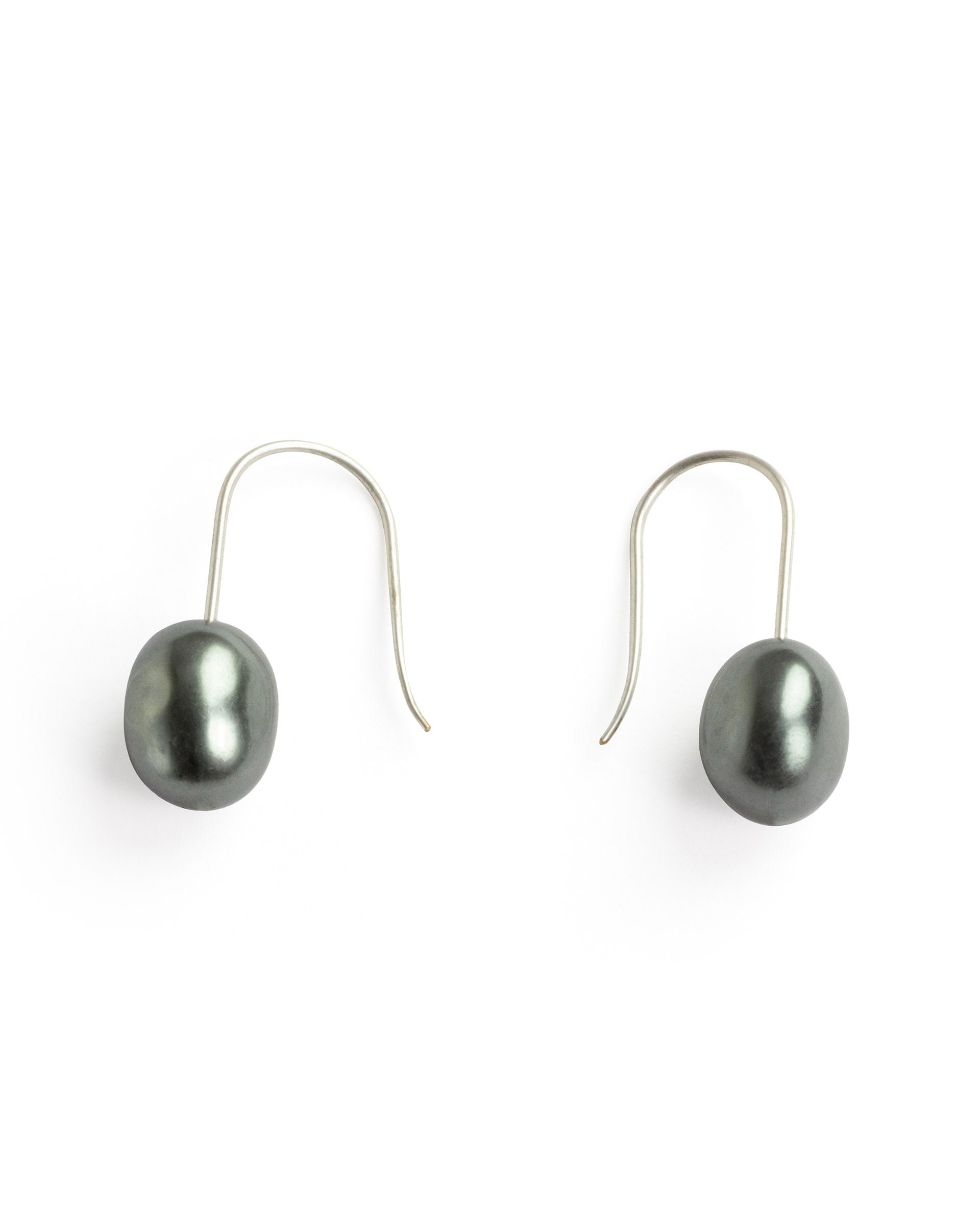 Rareism Women Ovate Grey Grey Earring