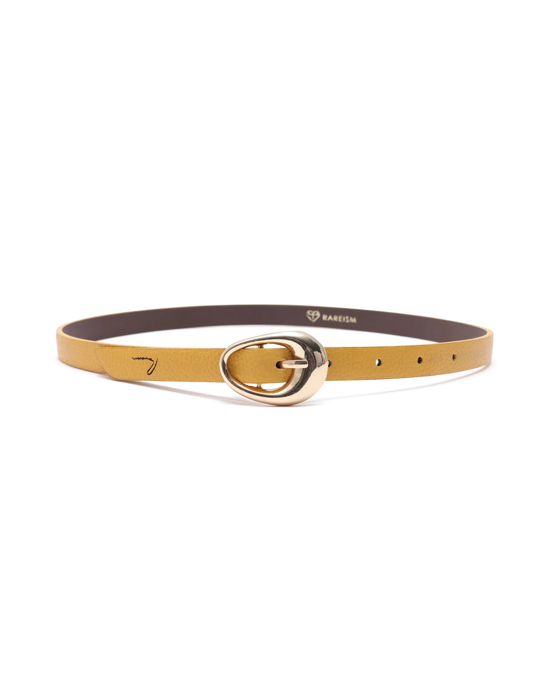 Rareism Women Ivy Mustard Belt