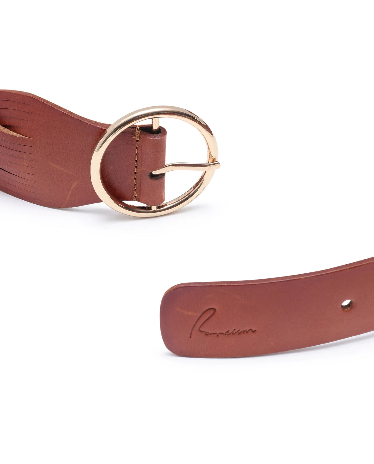 Rareism Women Sterling Tan Belt