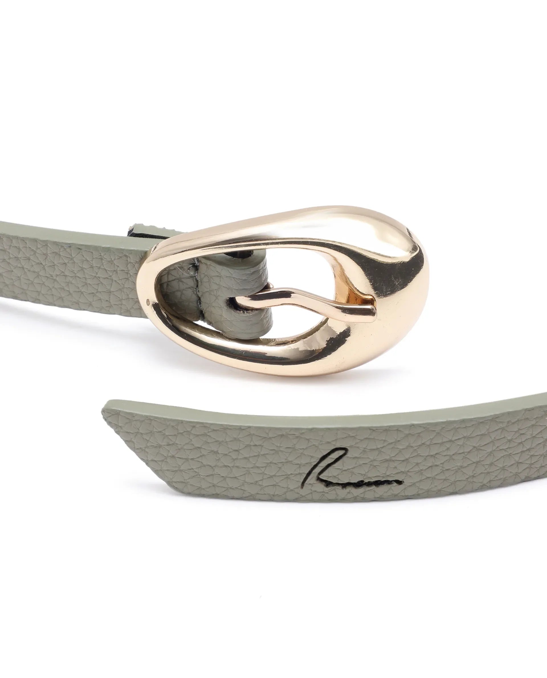Rareism Women Ivy Olive Belt