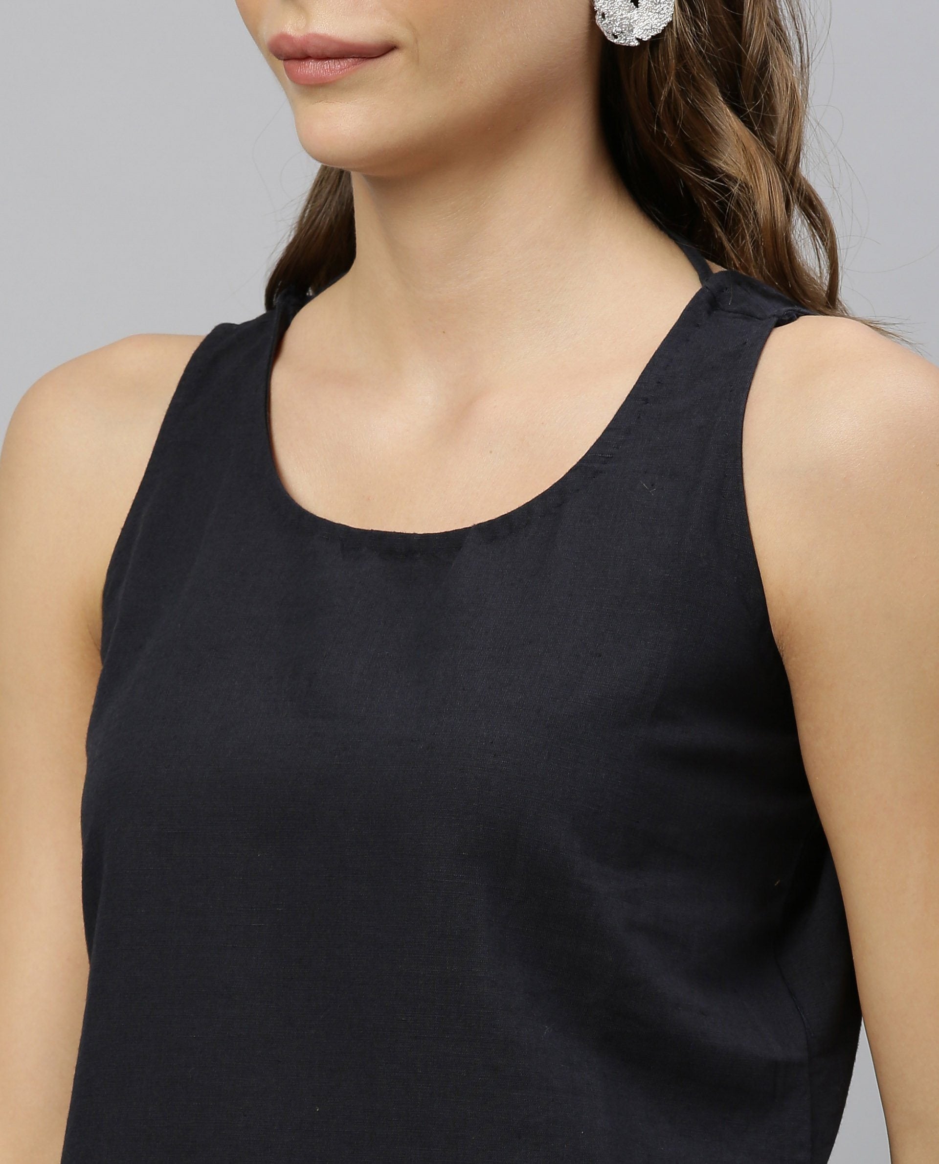 Rareism Women Unite - L Navy Top