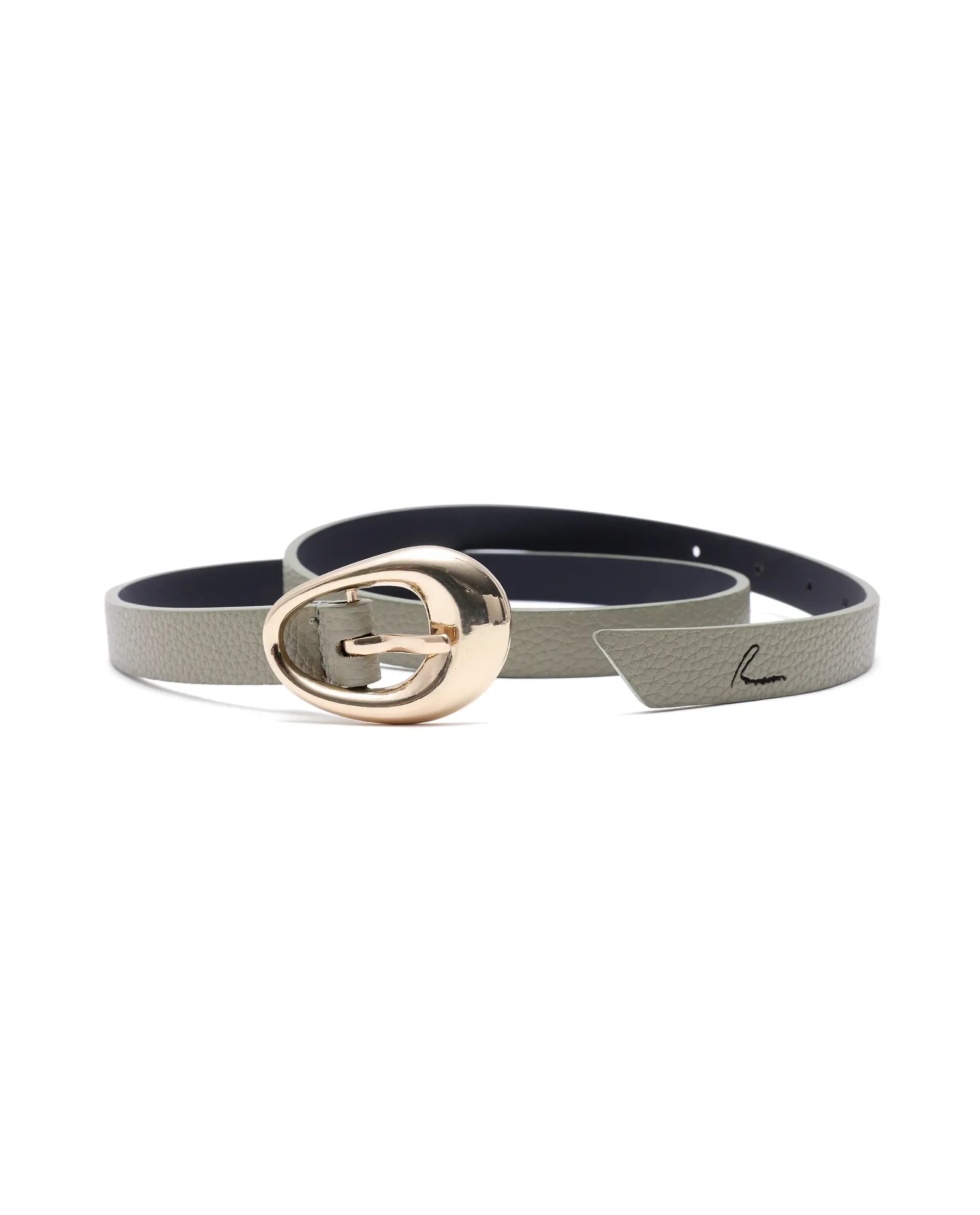 Rareism Women Ivy Olive Belt