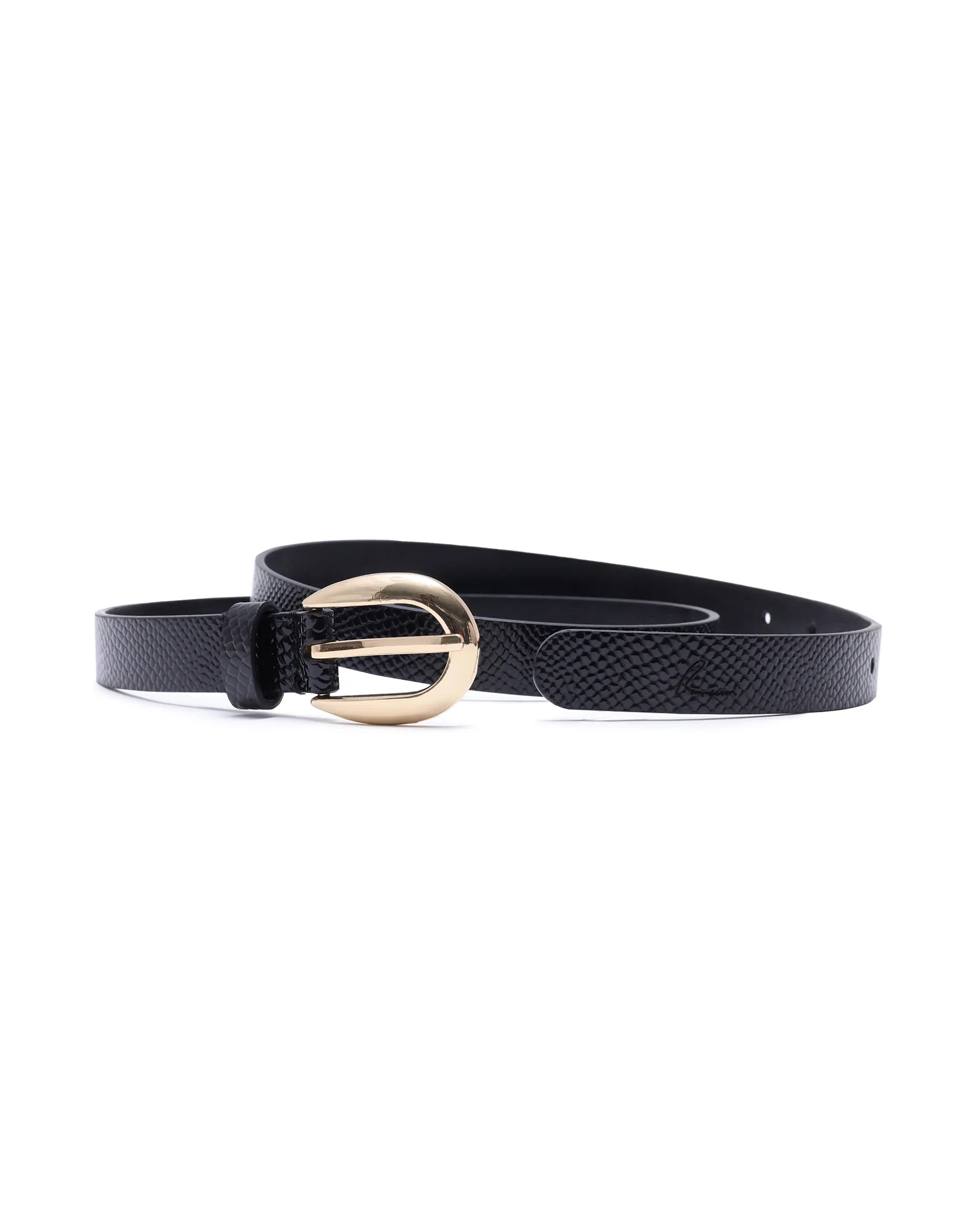 Rareism Women Pine Black Belt