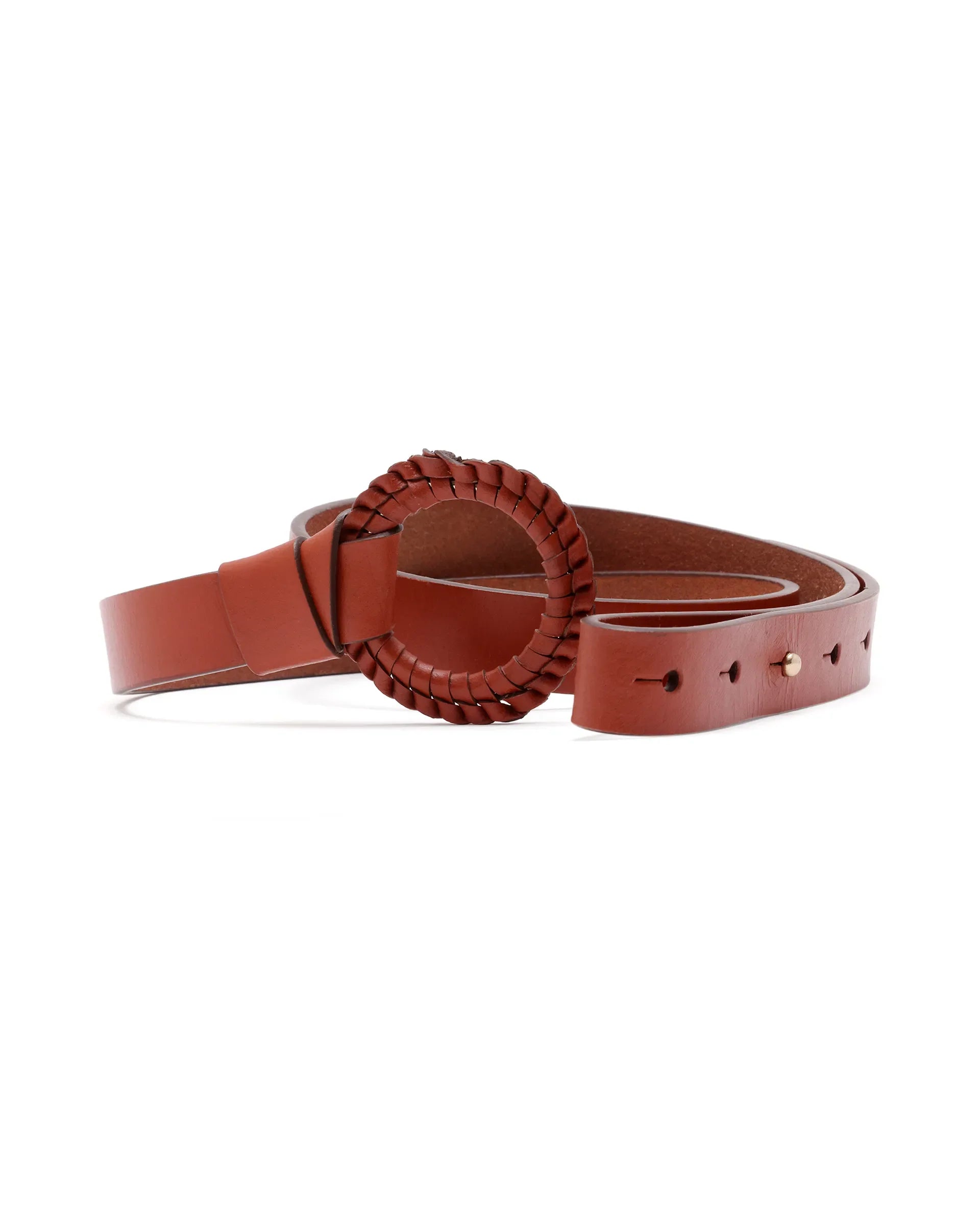 Rareism Women Crystal Tan Belt