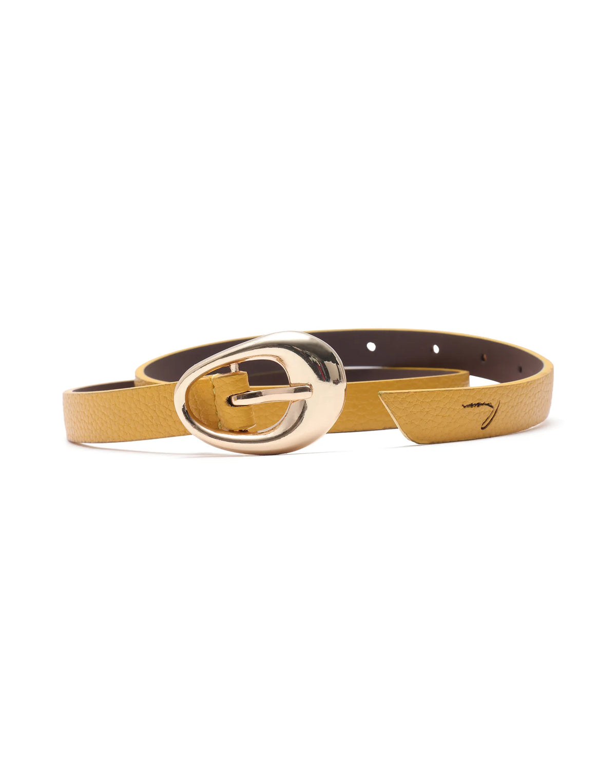 Rareism Women Ivy Mustard Belt