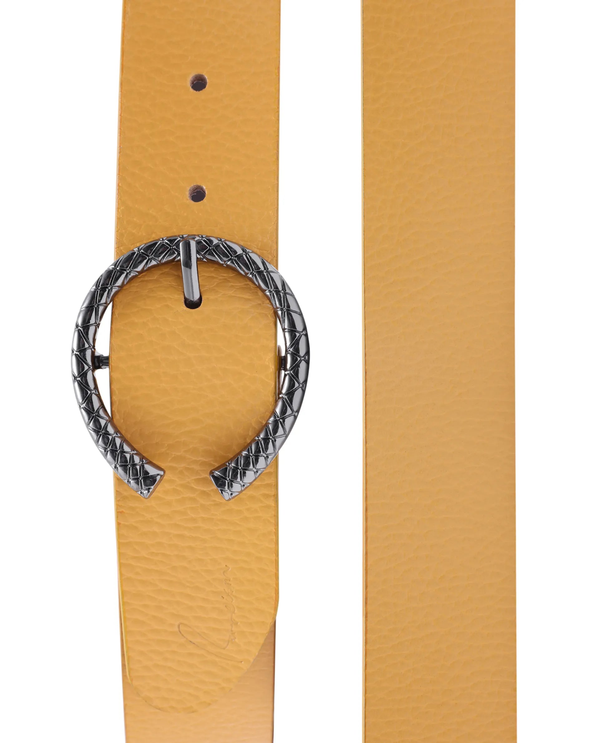 Rareism Women Slate Mustard Belt