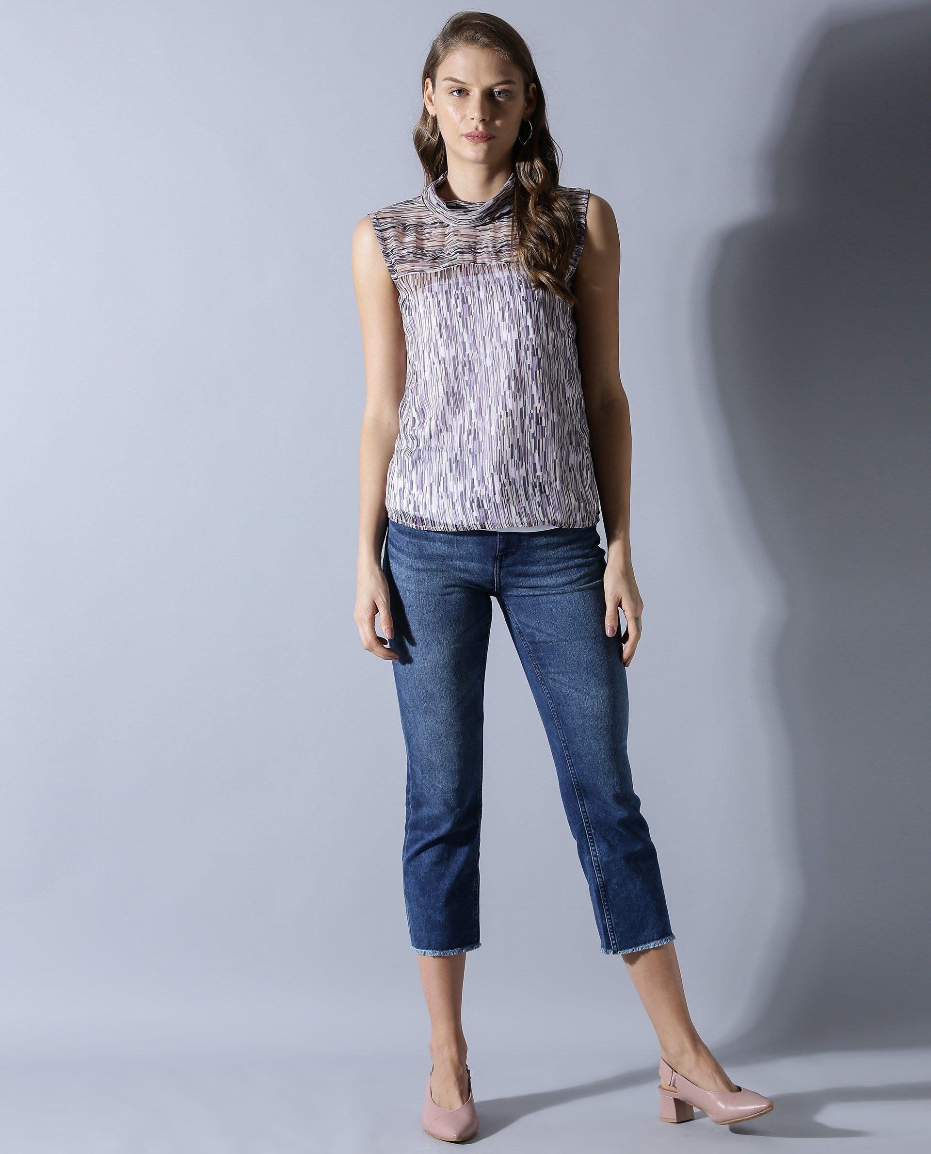 Rareism Women Aura Multi Top Sleeveless