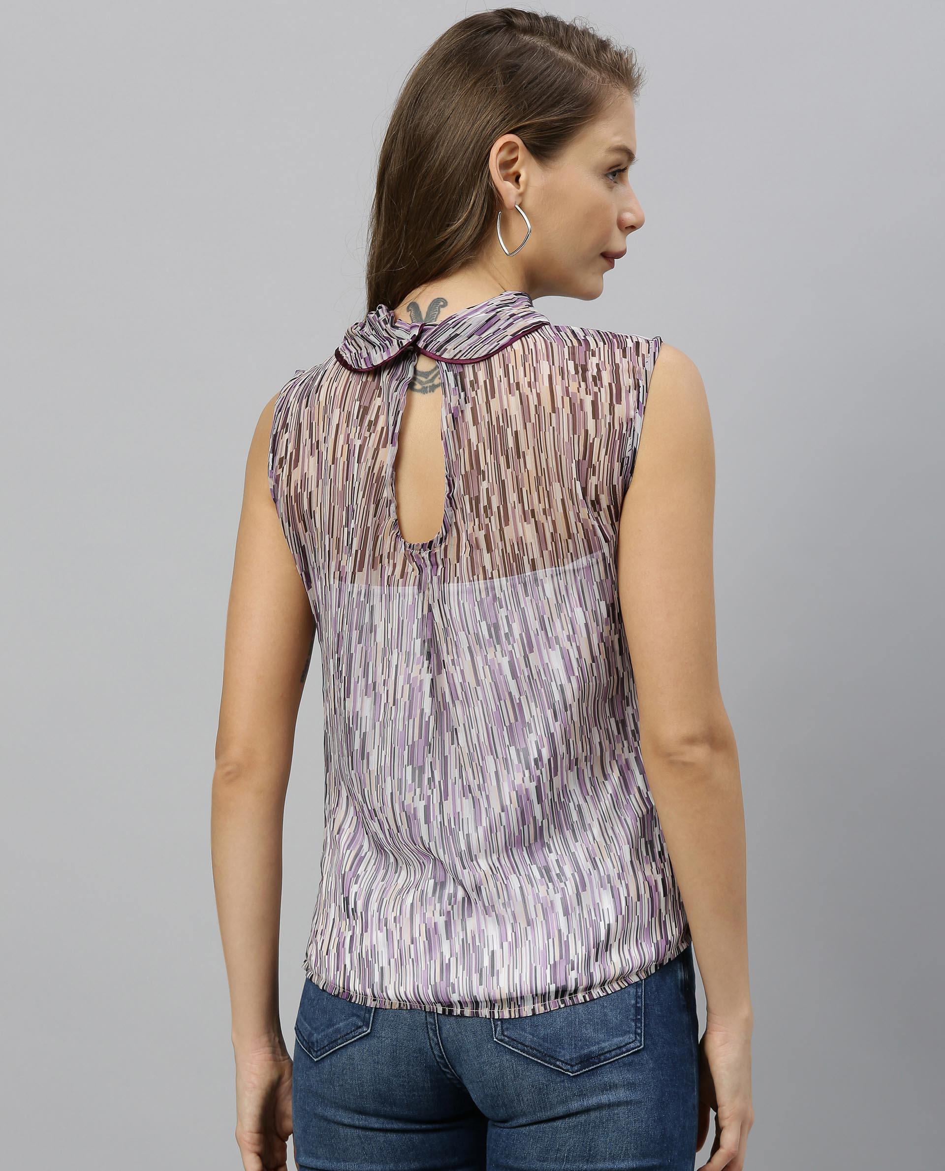 Rareism Women Aura Multi Top Sleeveless