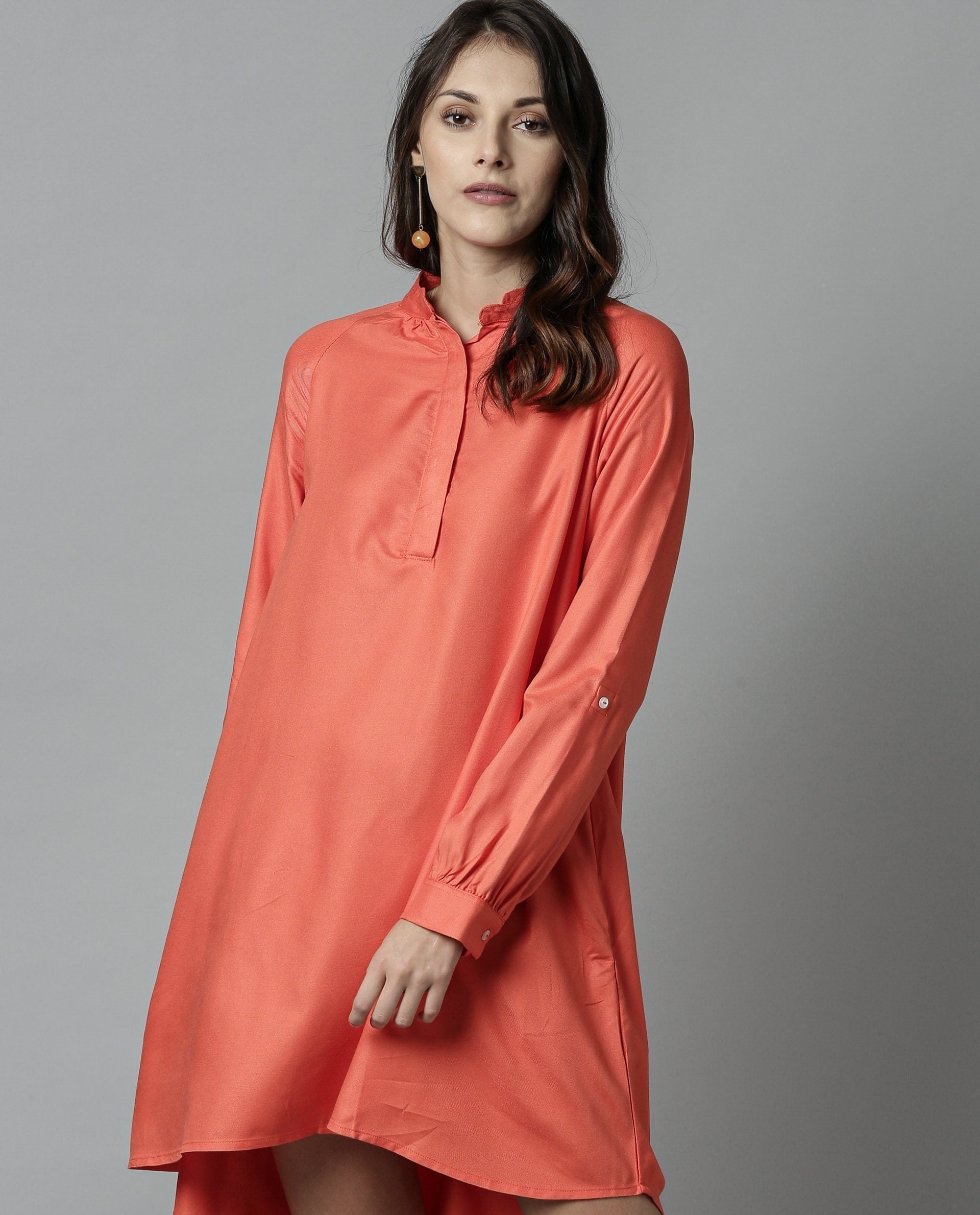 Rareism Women's Salt Orange Dress