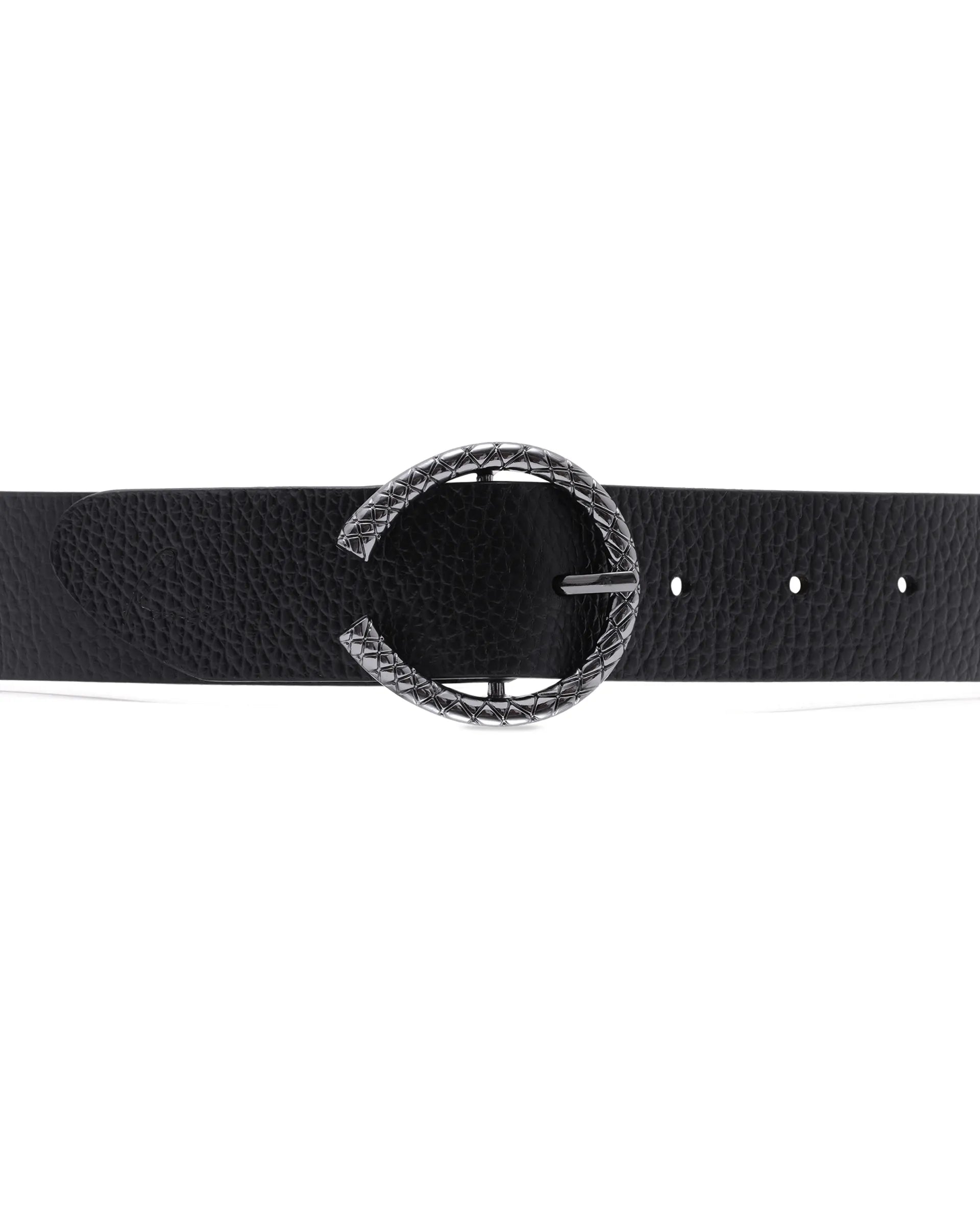 Rareism Women Slate Black Belt