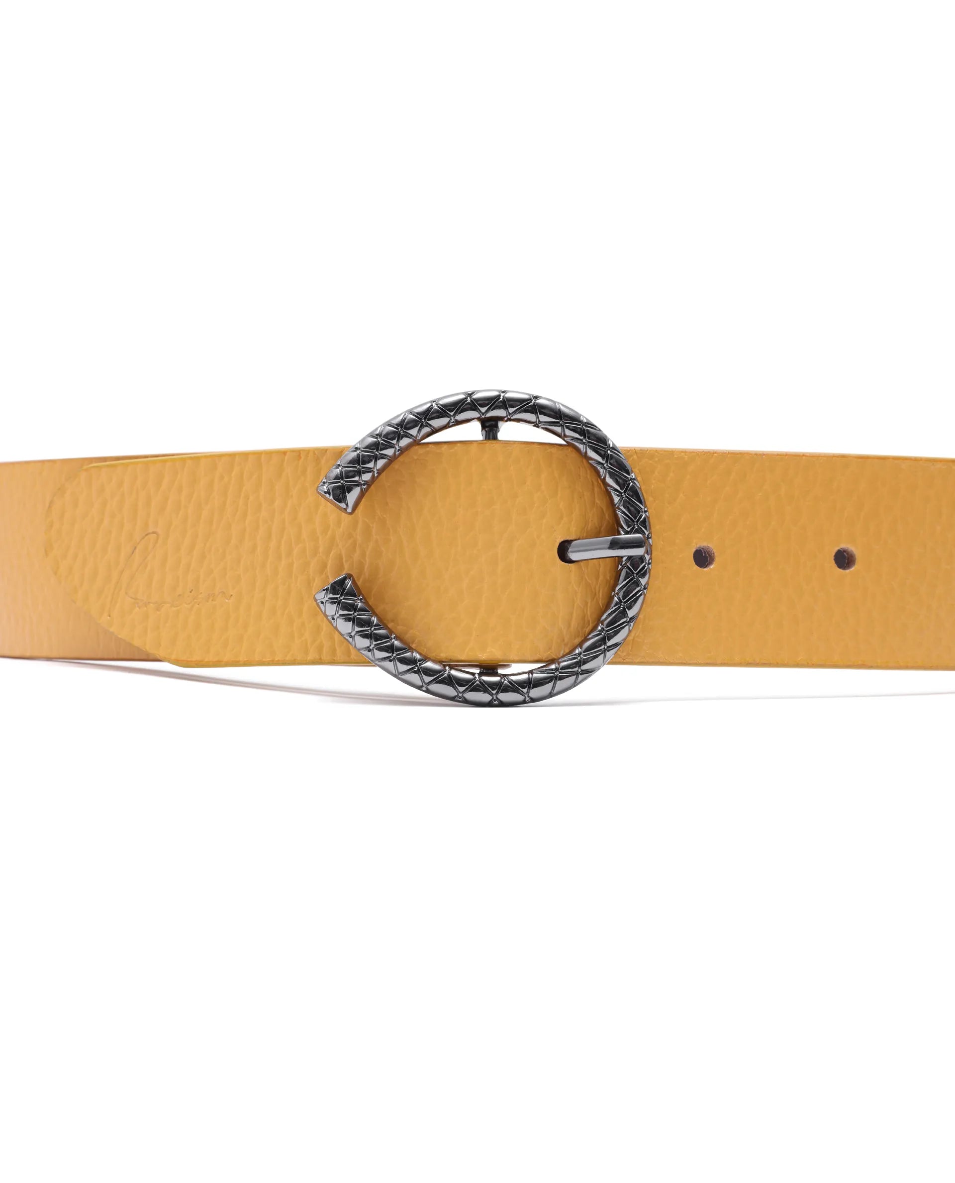 Rareism Women Slate Mustard Belt