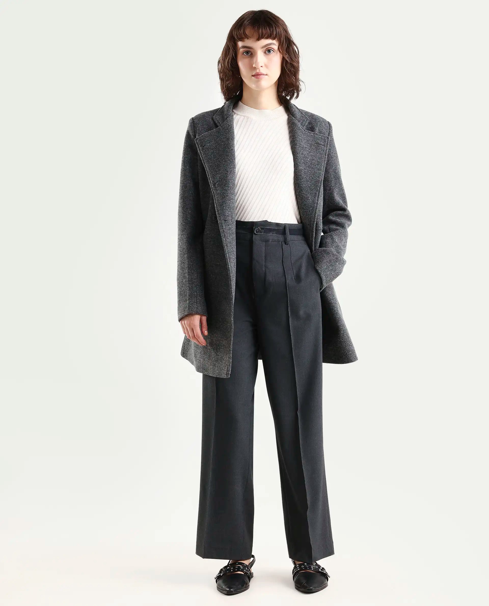 Rareism Women's Mallinda Grey Trouser