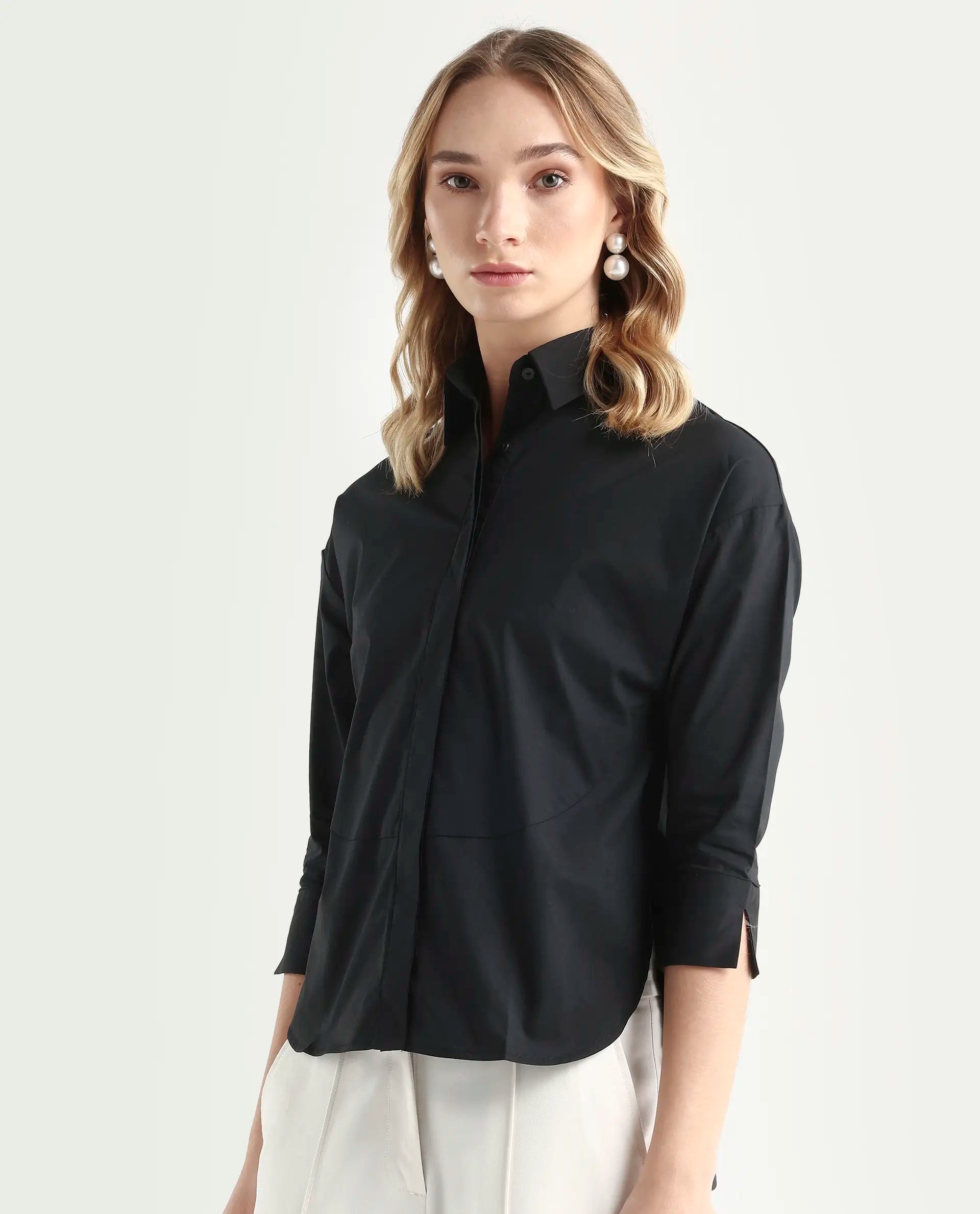 Rareism Women's Eleven Black Top