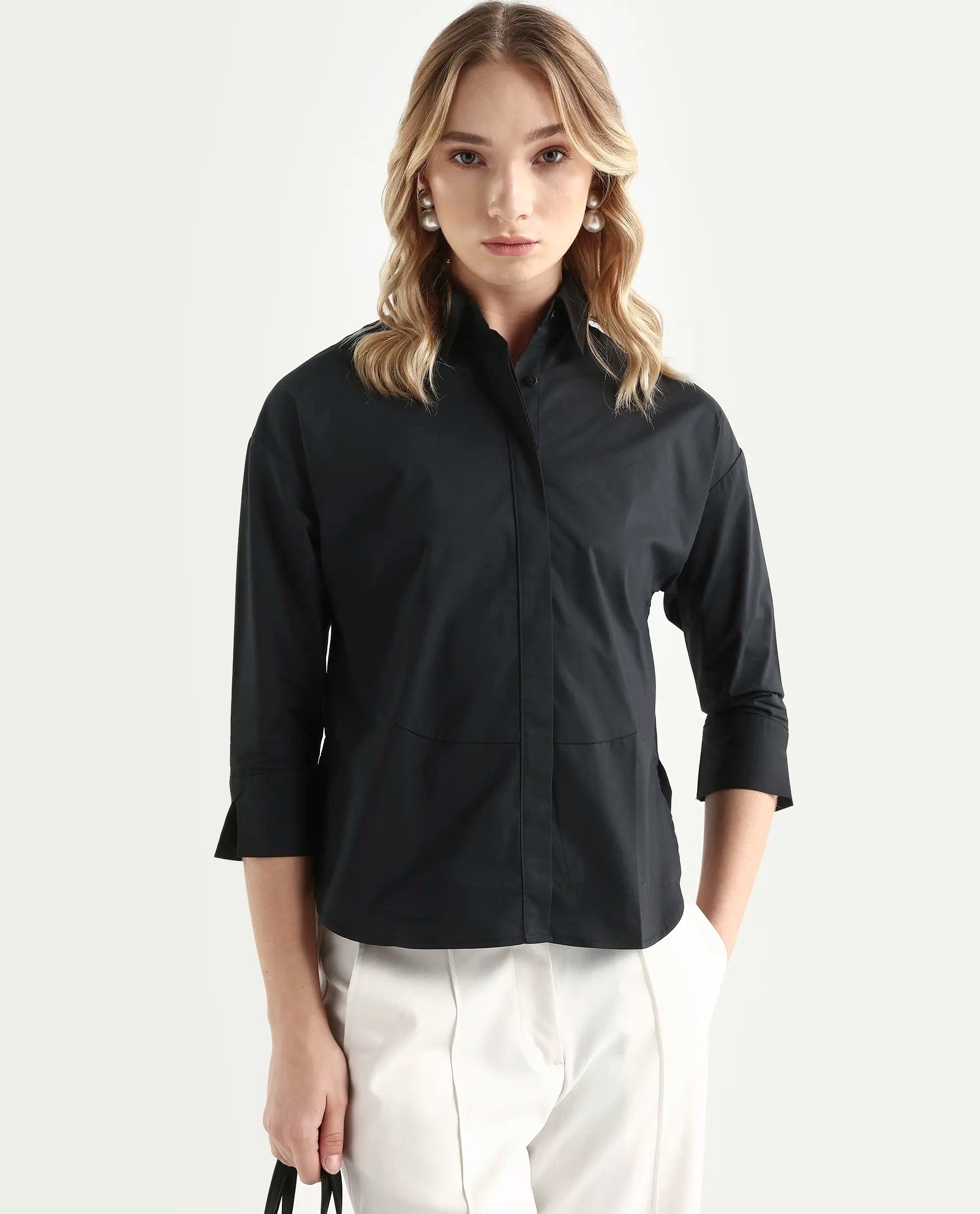 Rareism Women's Eleven Black Top