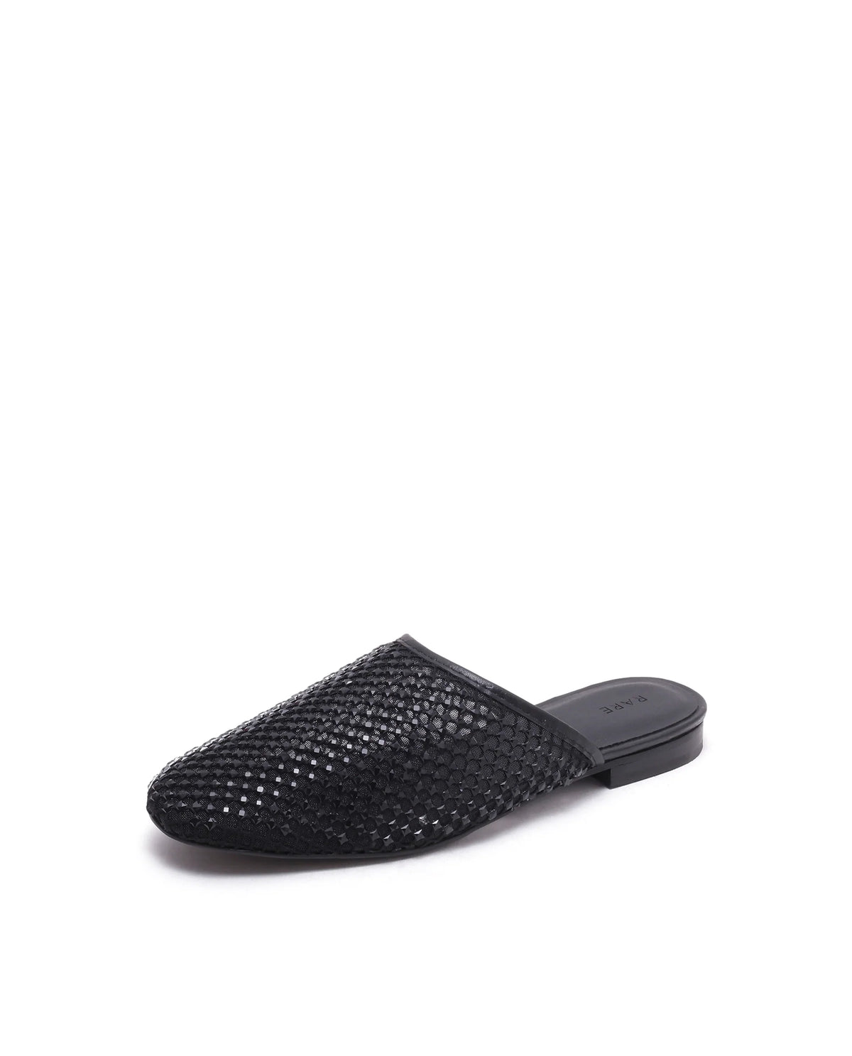 Rarez Women's Aira Black Micro Fiber & Mesh Low Flats