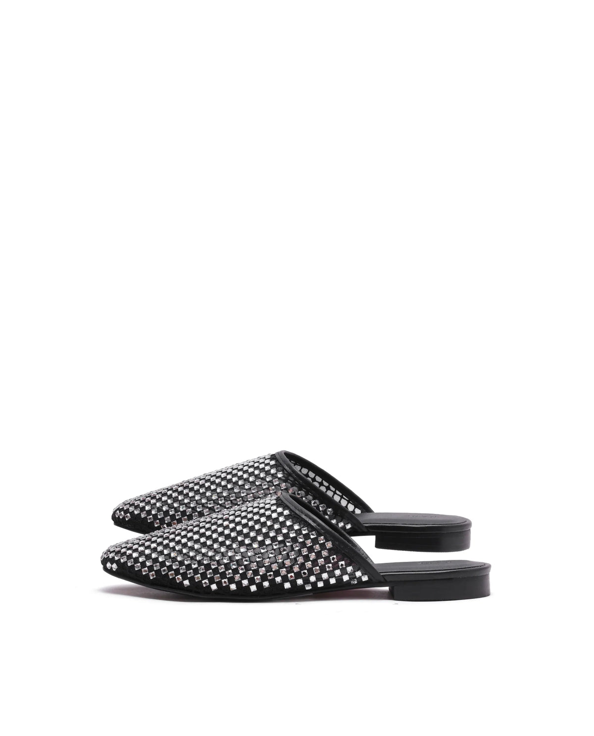 Rarez Women's Aira Silver Micro Fiber & Mesh Low Flats Low Flats