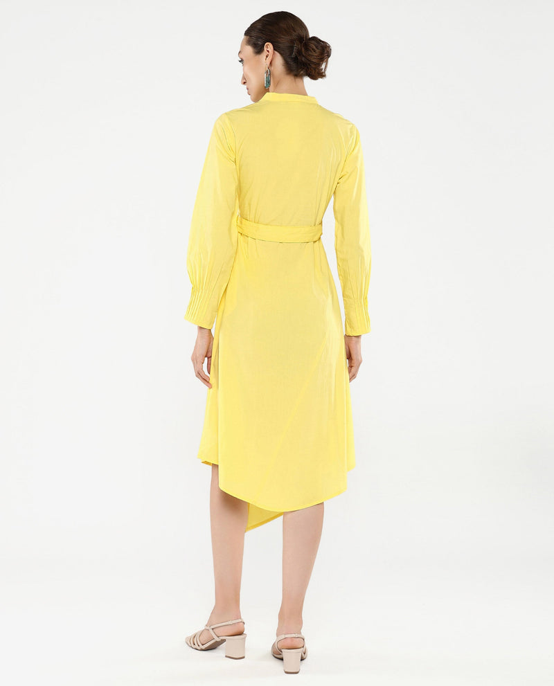 Rareism Women Andma Yellow Plain Dress