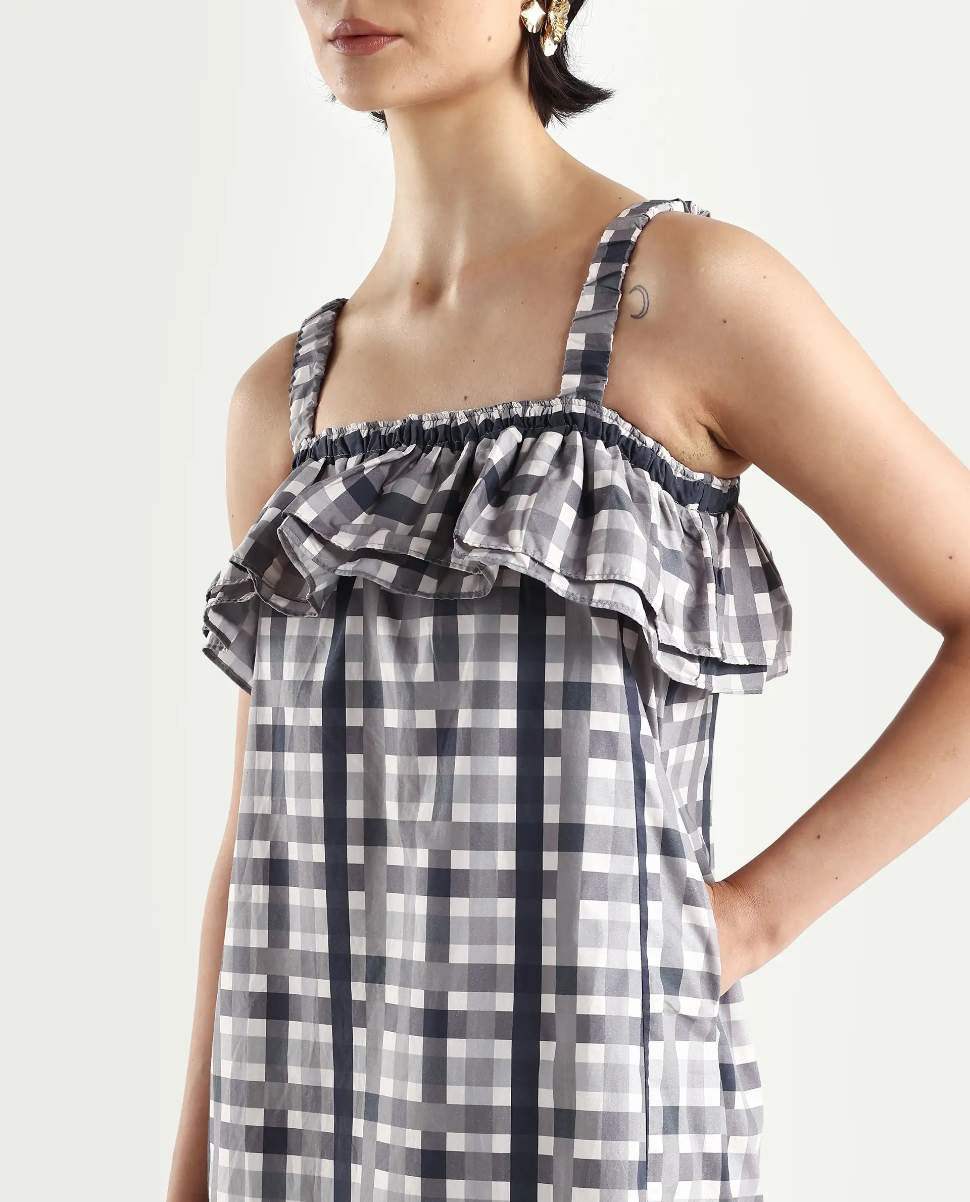 Rareism Women's Aurya Grey Dress