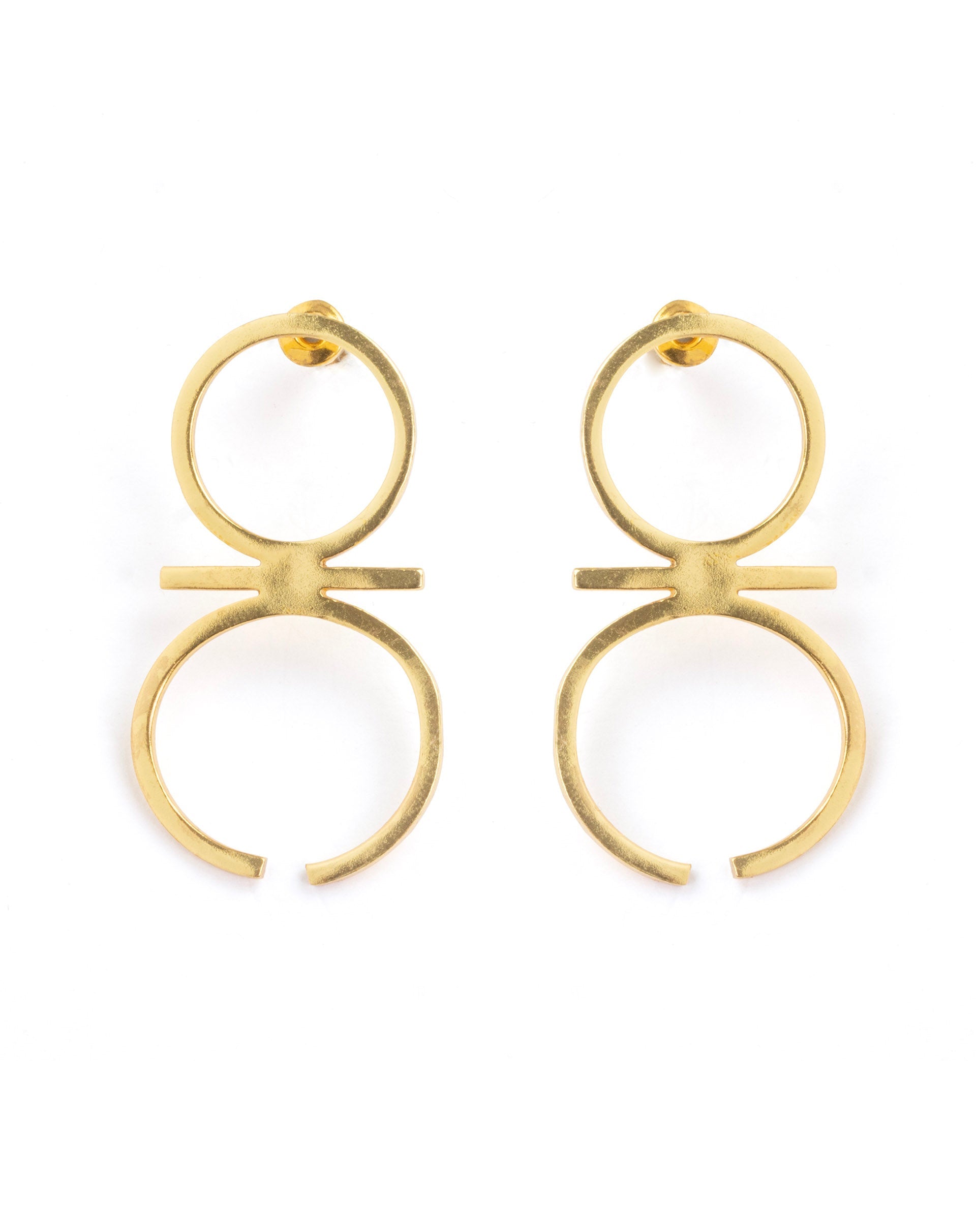 Rareism Women Anchor Gold Earring