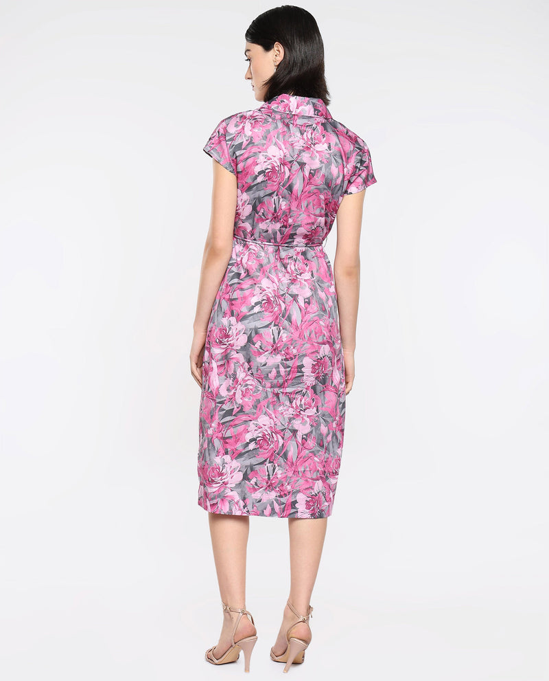 Rareism Women Berlong Multi Print Dress